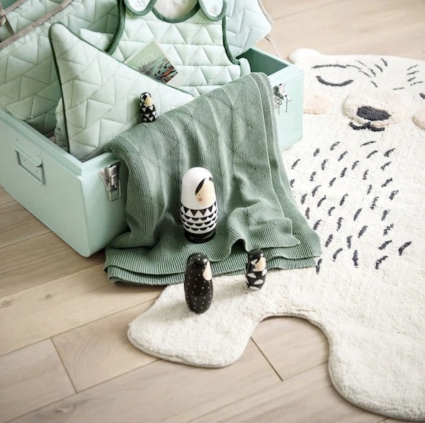 NATIO ODINO BABY BEAR COTTON CREAM CARPETS