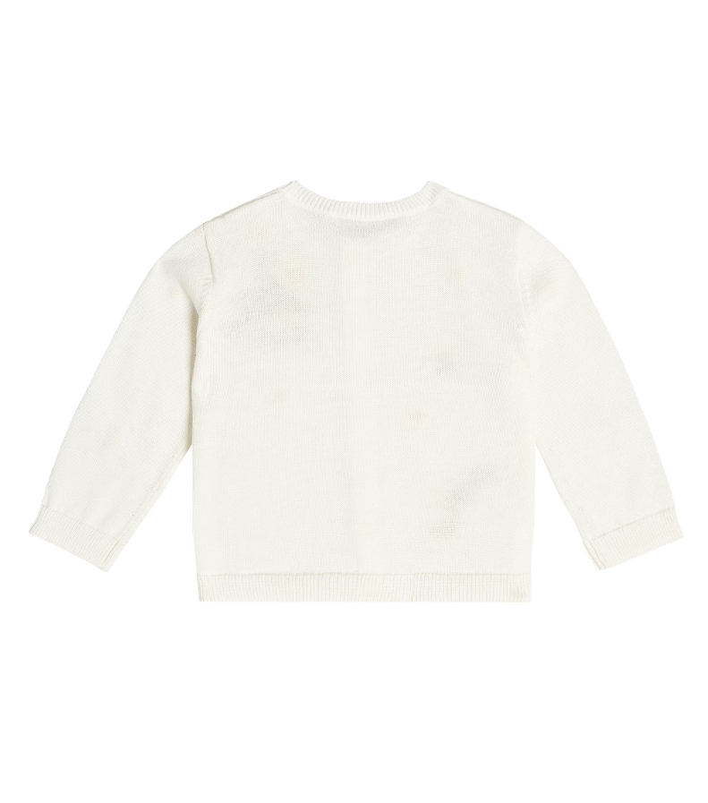 [Outlet] Bonpoint Claudie Baby Cardigan (White)