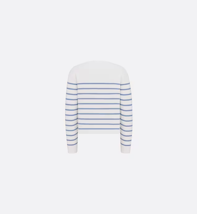 Dior Kids Striped Cotton Cardigan (Ivory) 