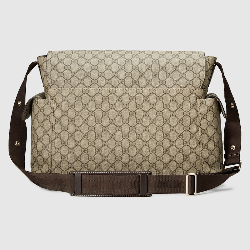 Gucci Supreme GG Diaper Bag (Beige)