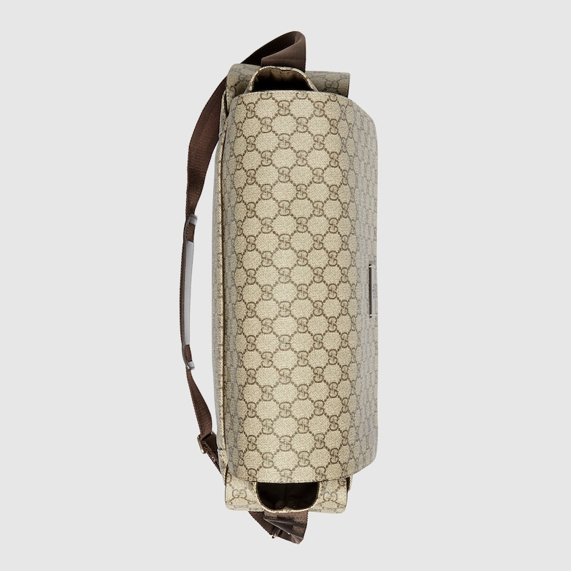 Gucci Supreme GG Diaper Bag (Beige)