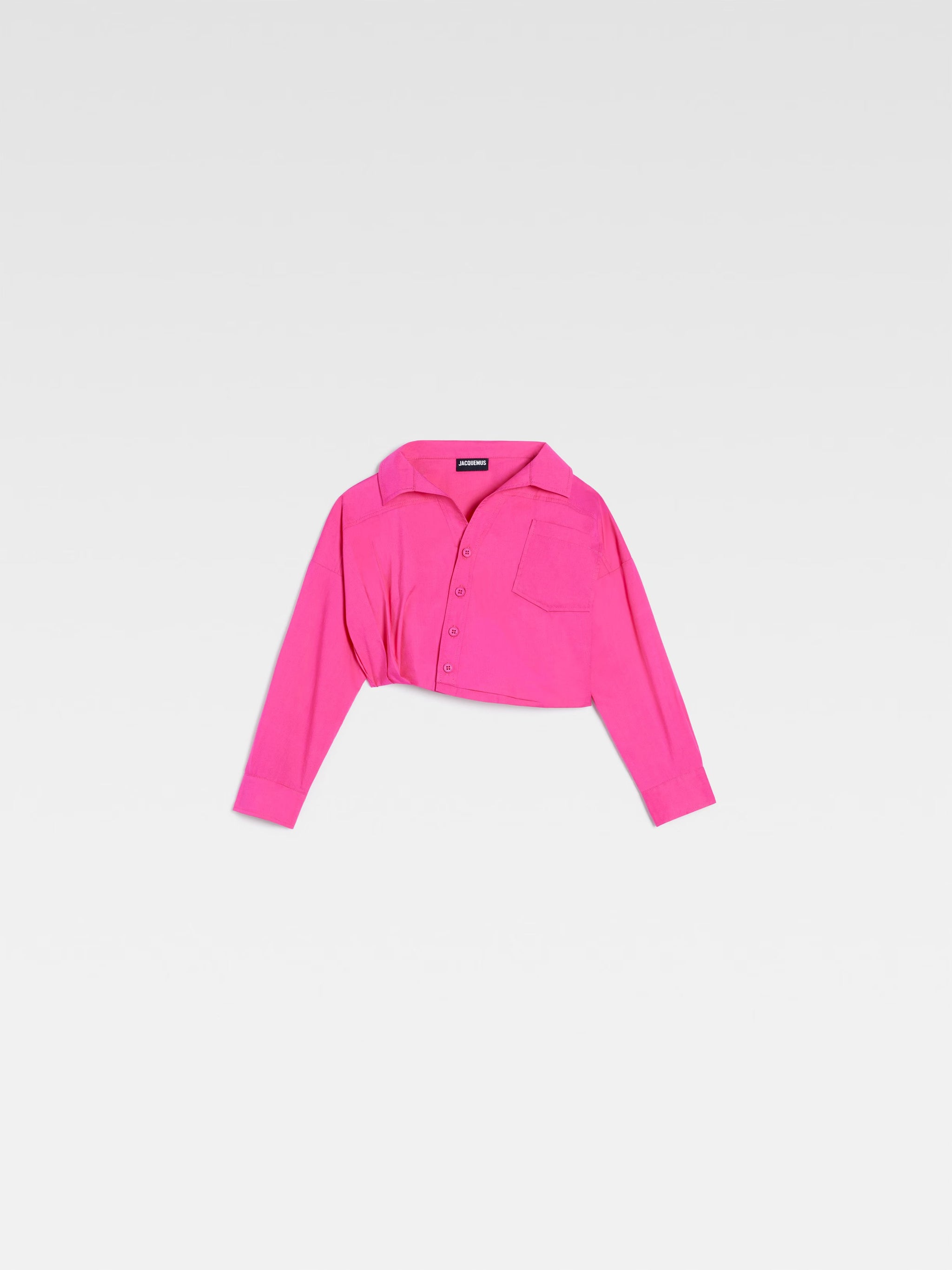 Jacquemus Kids Mejean Asymmetric Crop Shirt (2 Colors)