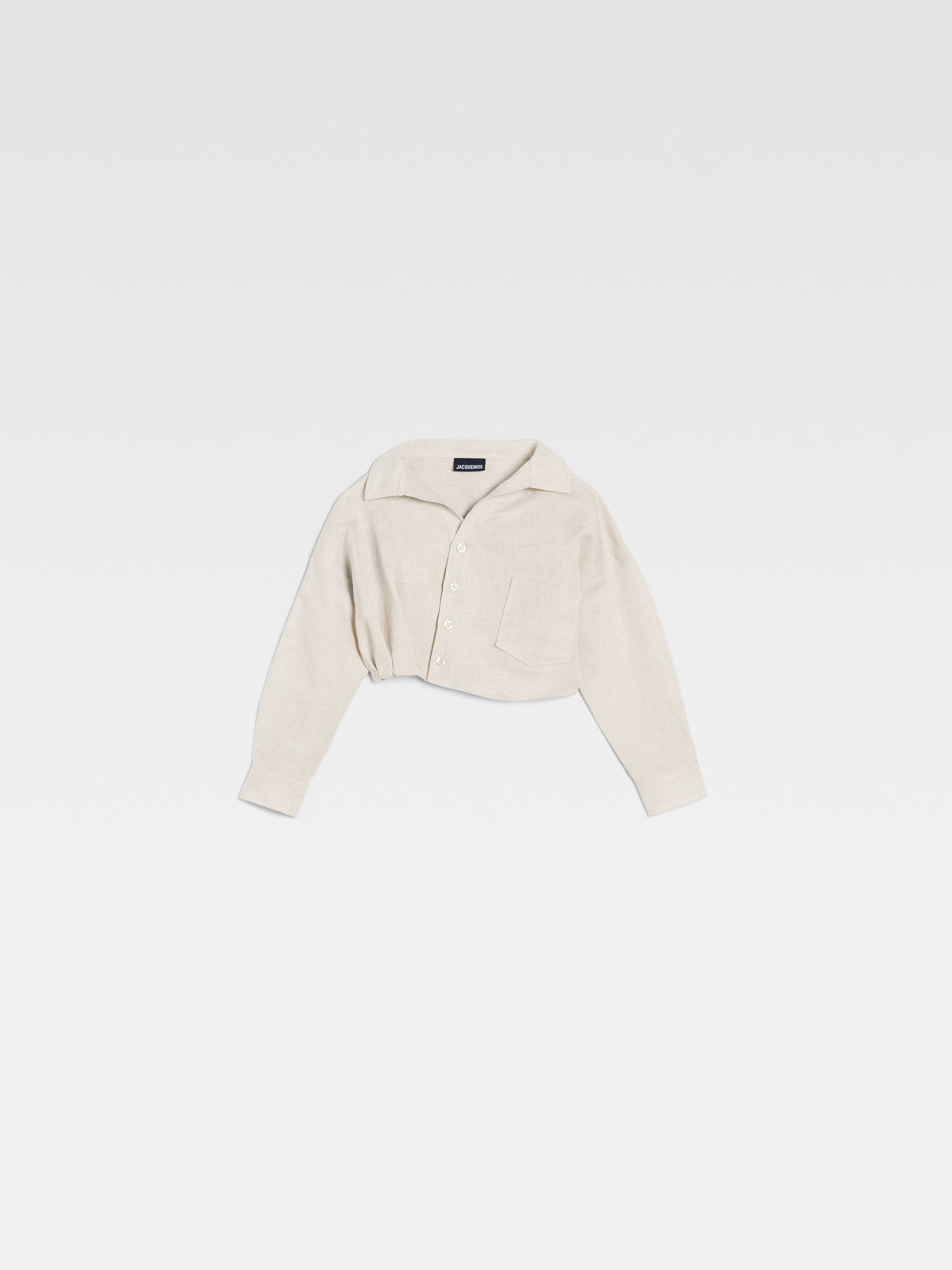 Jacquemus Kids Mejean Asymmetric Crop Shirt (2 Colors)