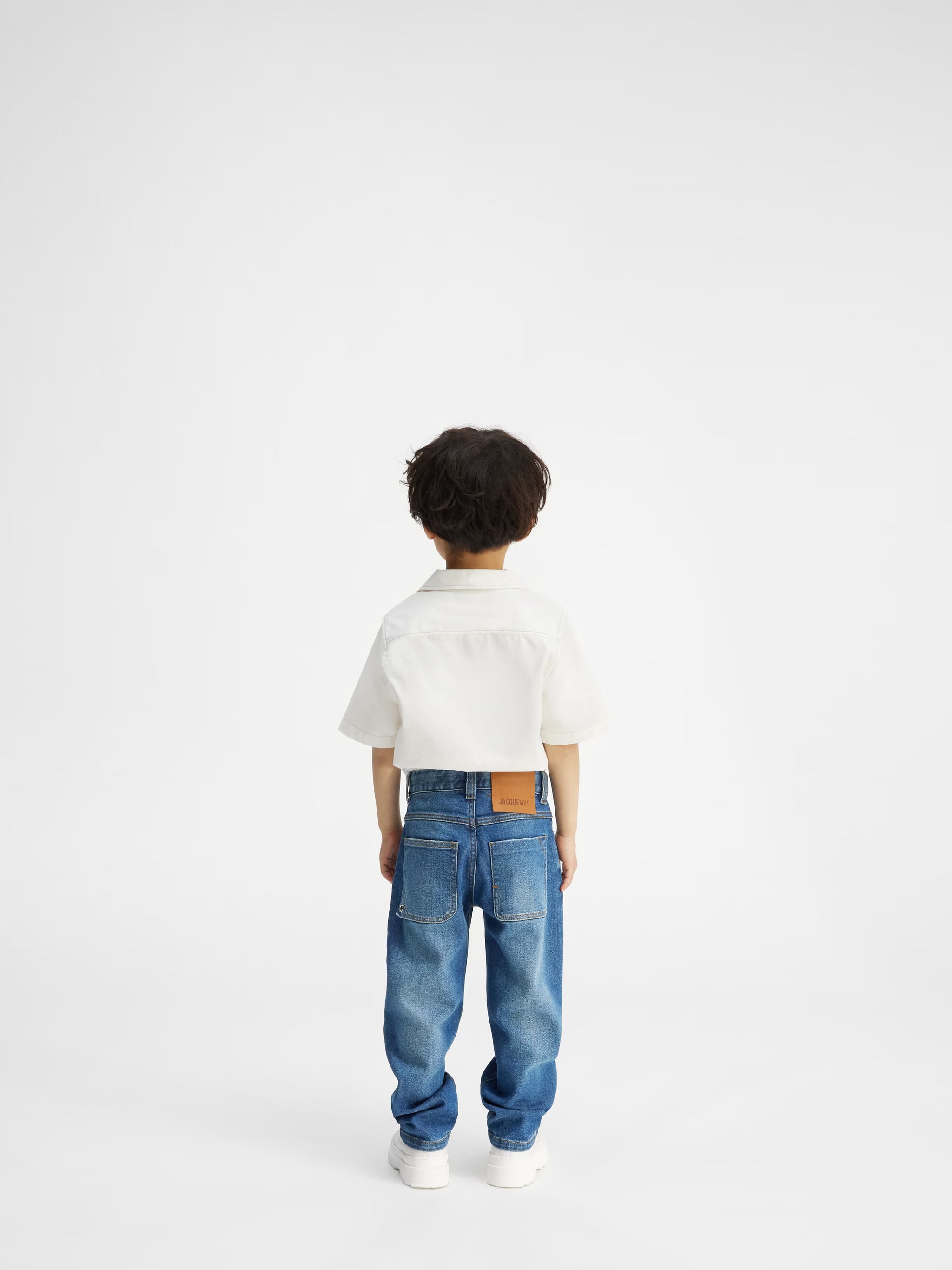 Jacquemus Kids 5 Pocket Denim Pants (Blue)