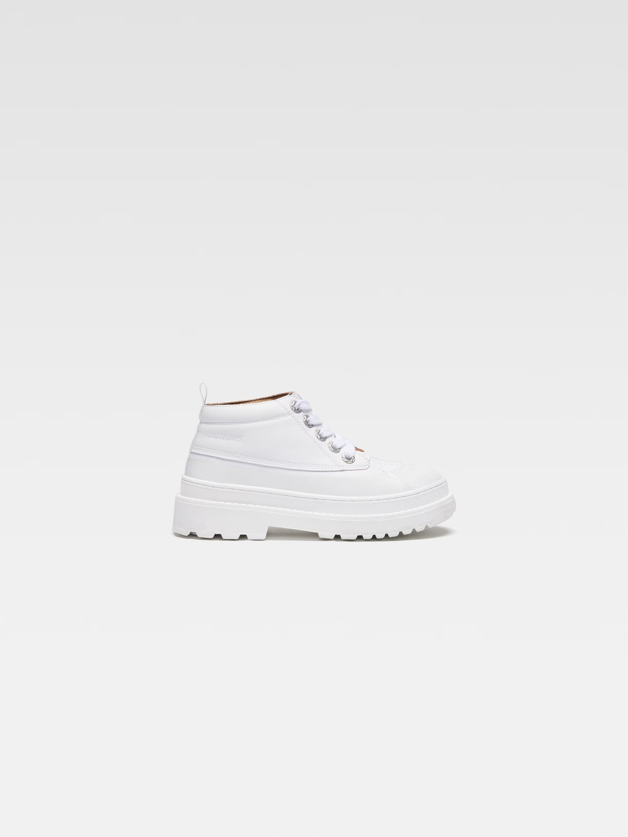 Jacquemus Kids Les Meunier Work Boots (White)