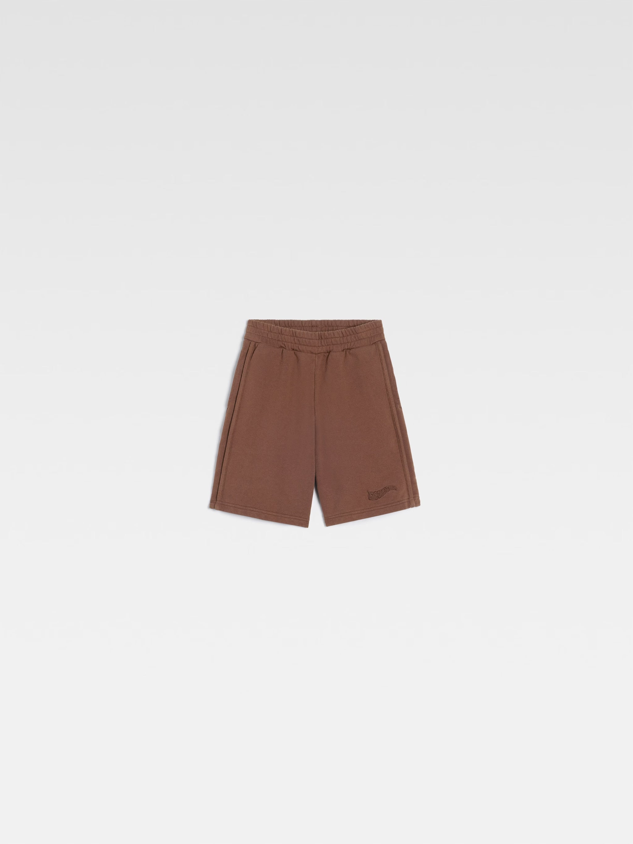 Jacquemus Kids Camargue Shorts (Dark Brown)