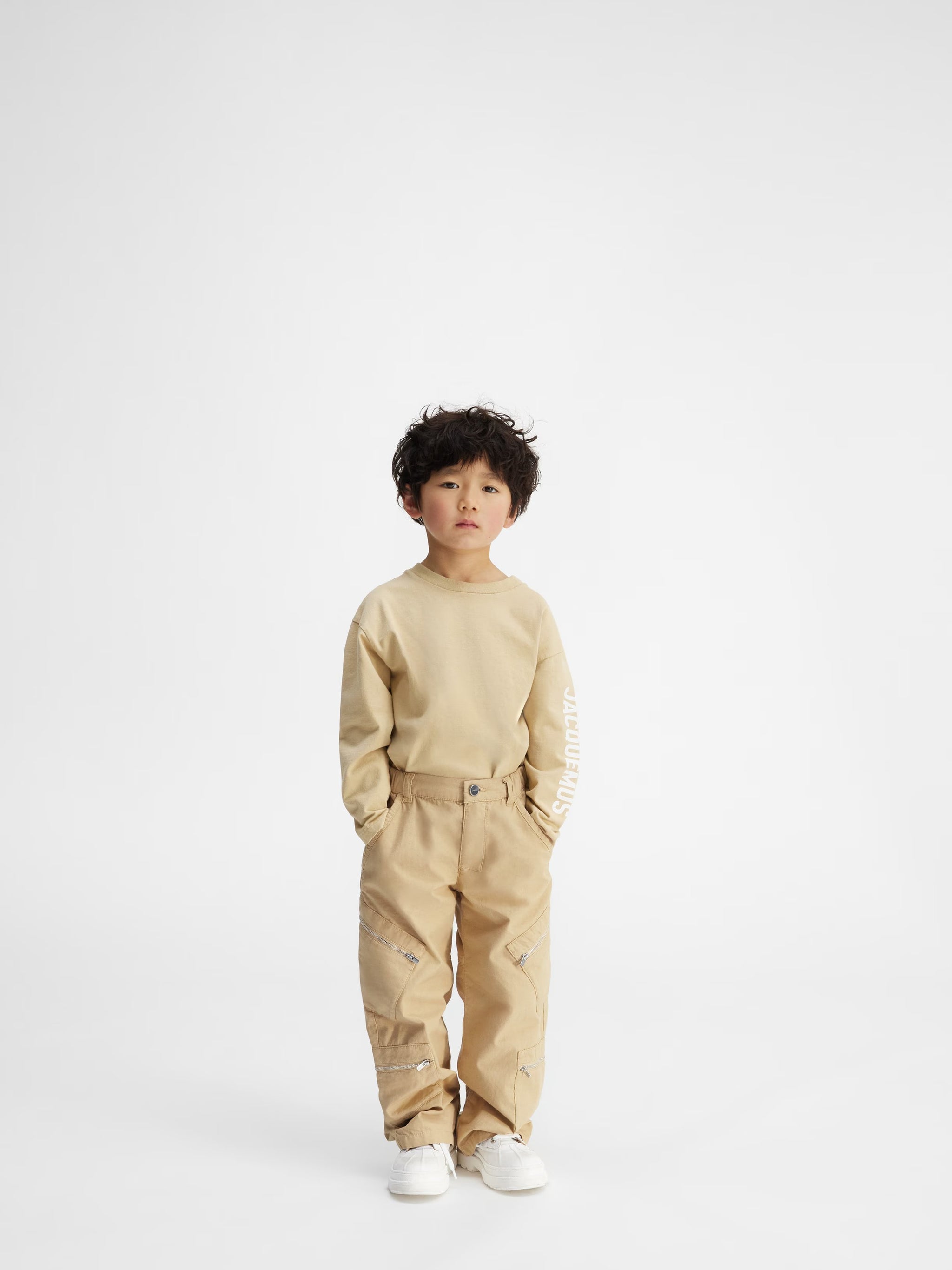 Jacquemus Kids Marrone Cargo Pants (2 Colors)