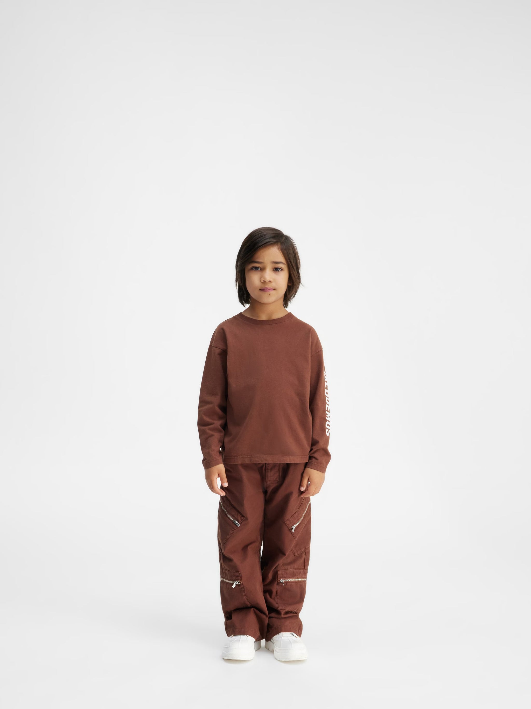 Jacquemus Kids Marrone Cargo Pants (2 Colors)