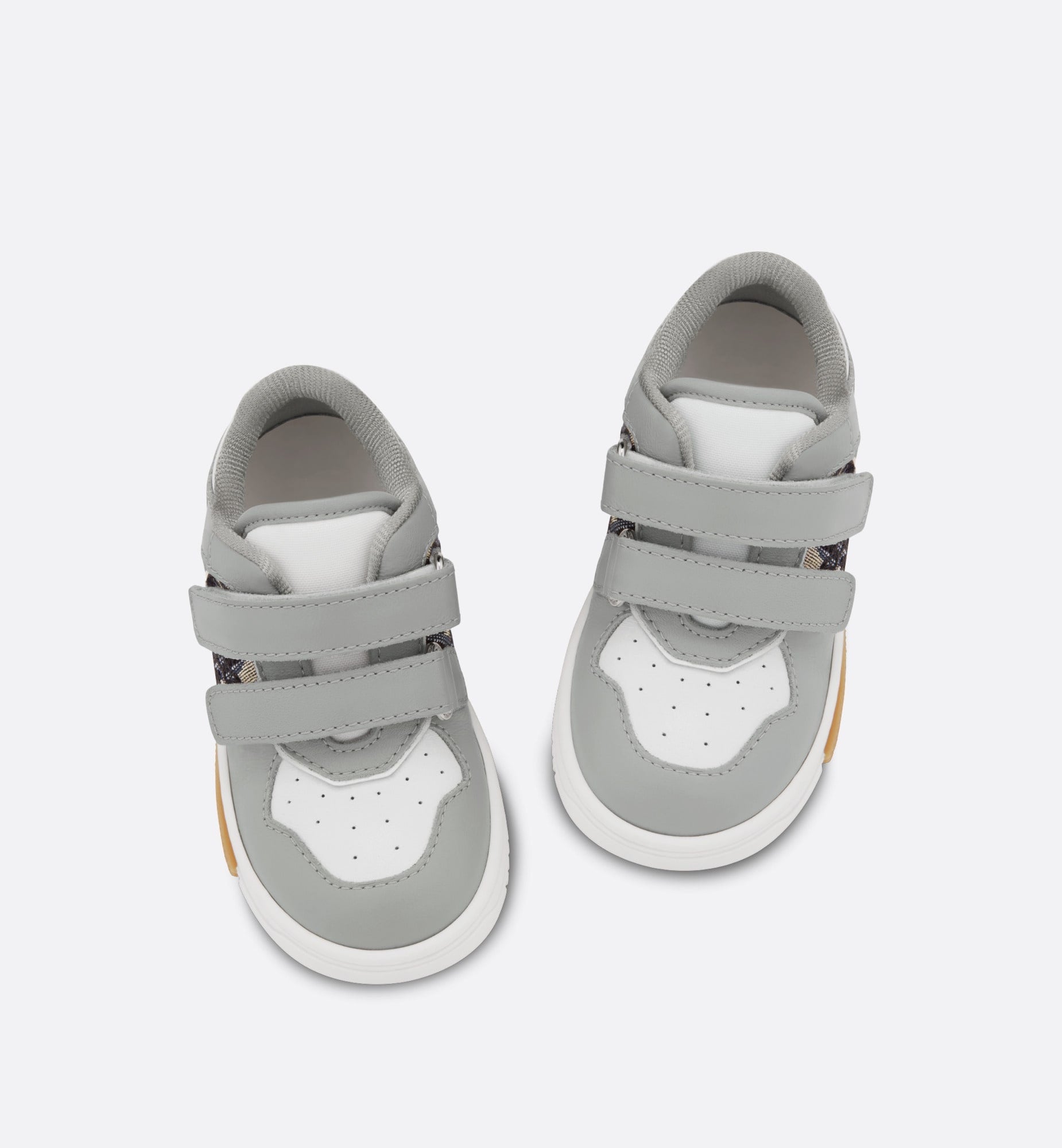 Dior Baby B27 Oblique Low-Top Sneakers (Grey)