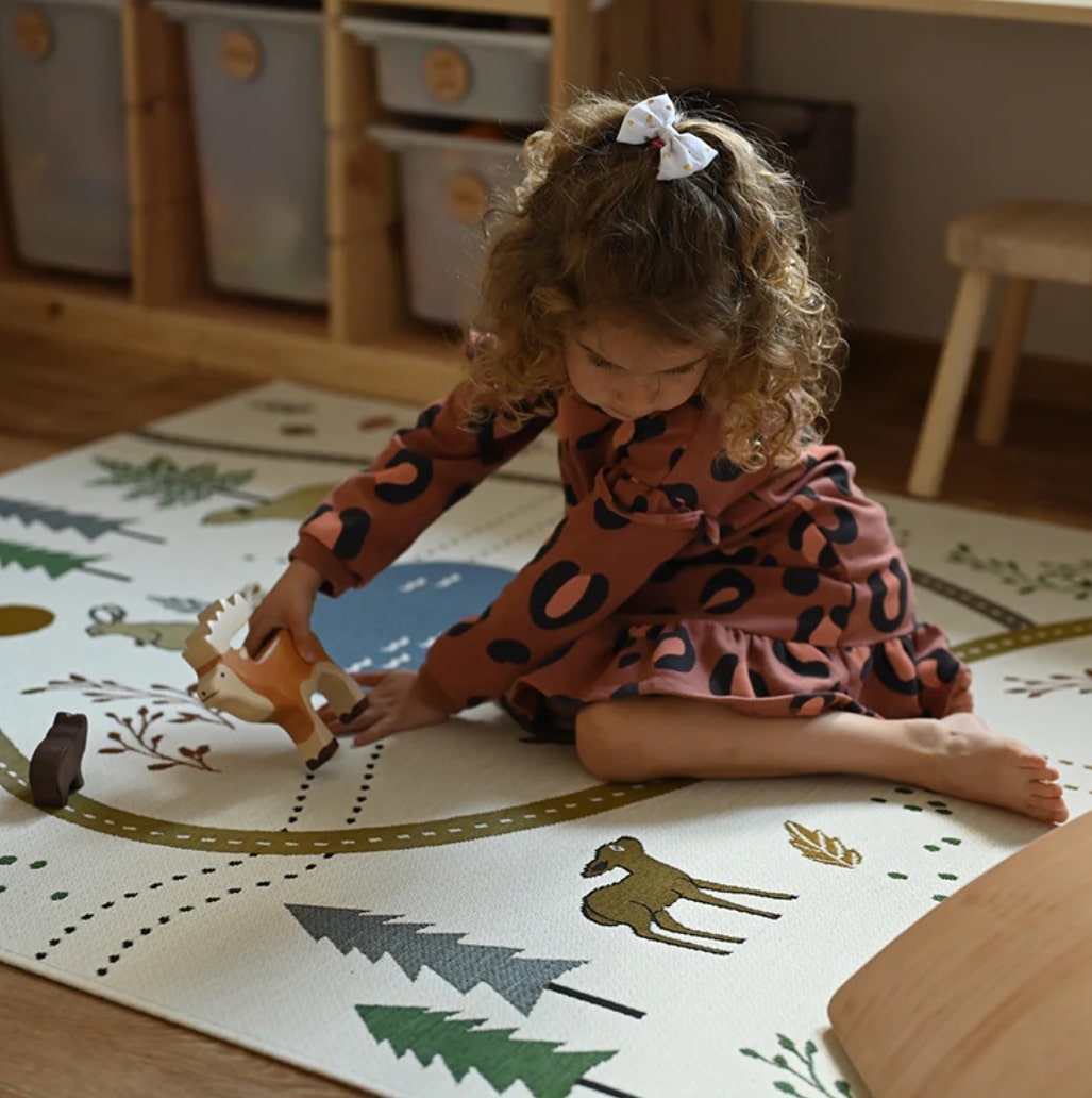 NATIO LITTLE FOREST Indoor/Outdoor Play Mat