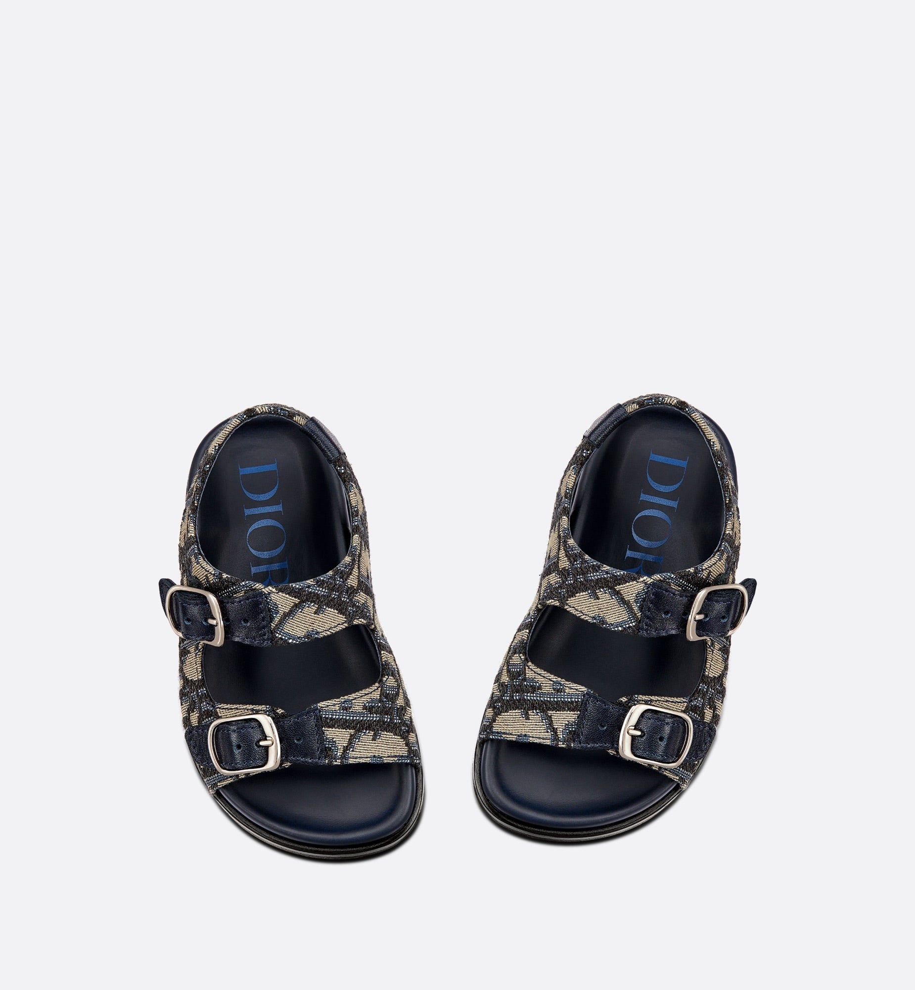 Dior Baby Oblique Sandals (Blue)