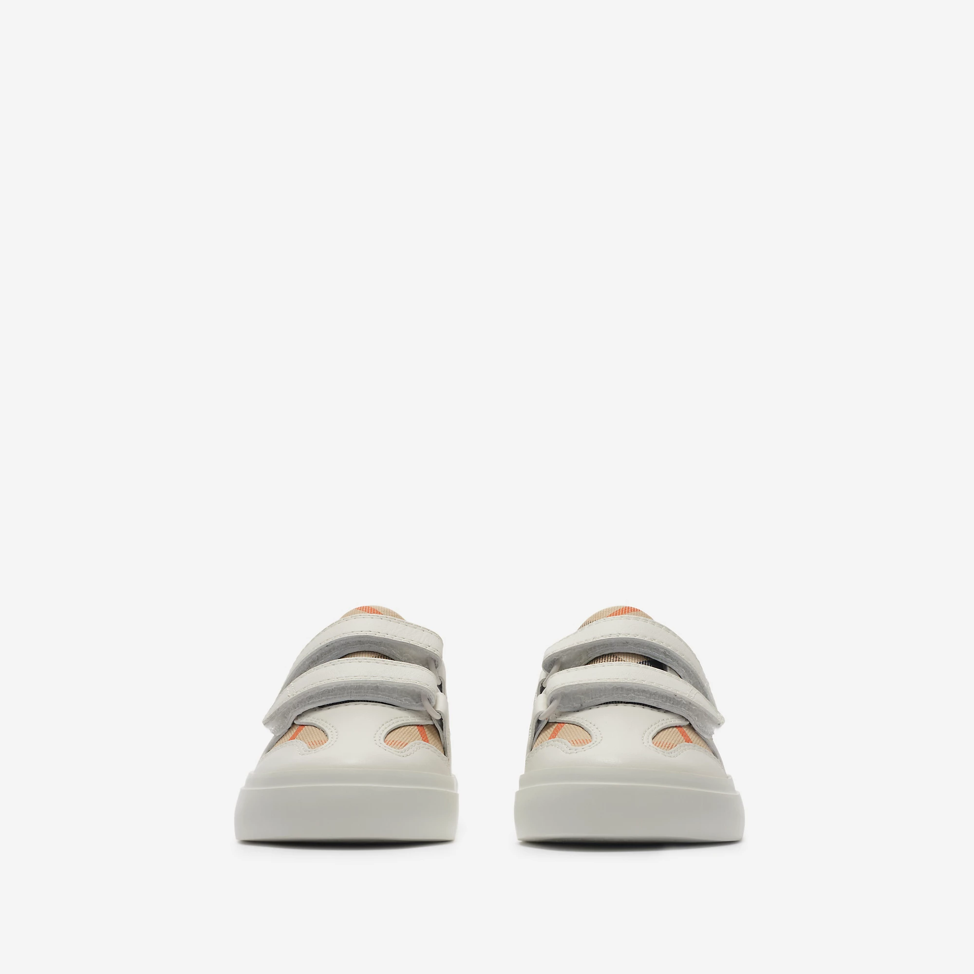 Burberry Baby Check Sneakers (Sand)