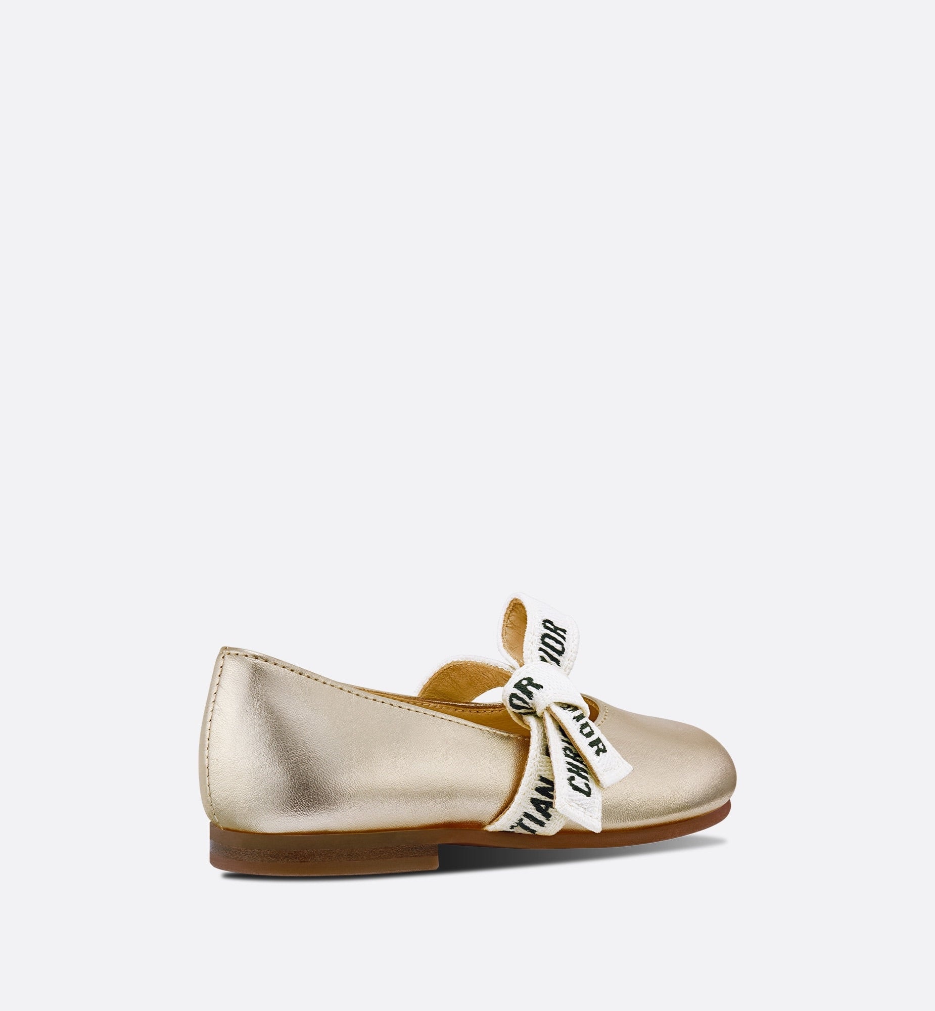 Dior Baby MISS B Ballerina Flats (Gold)