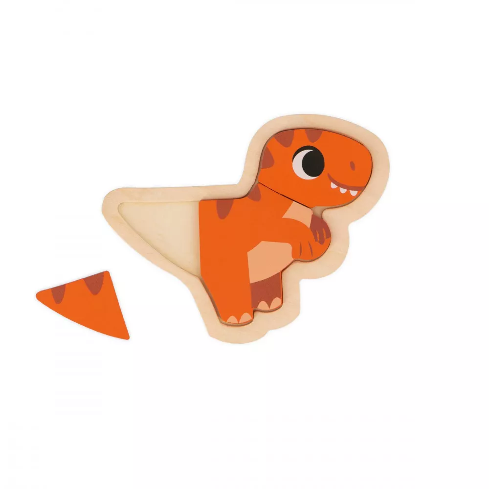 Janod Dinosaur 4-piece Puzzle