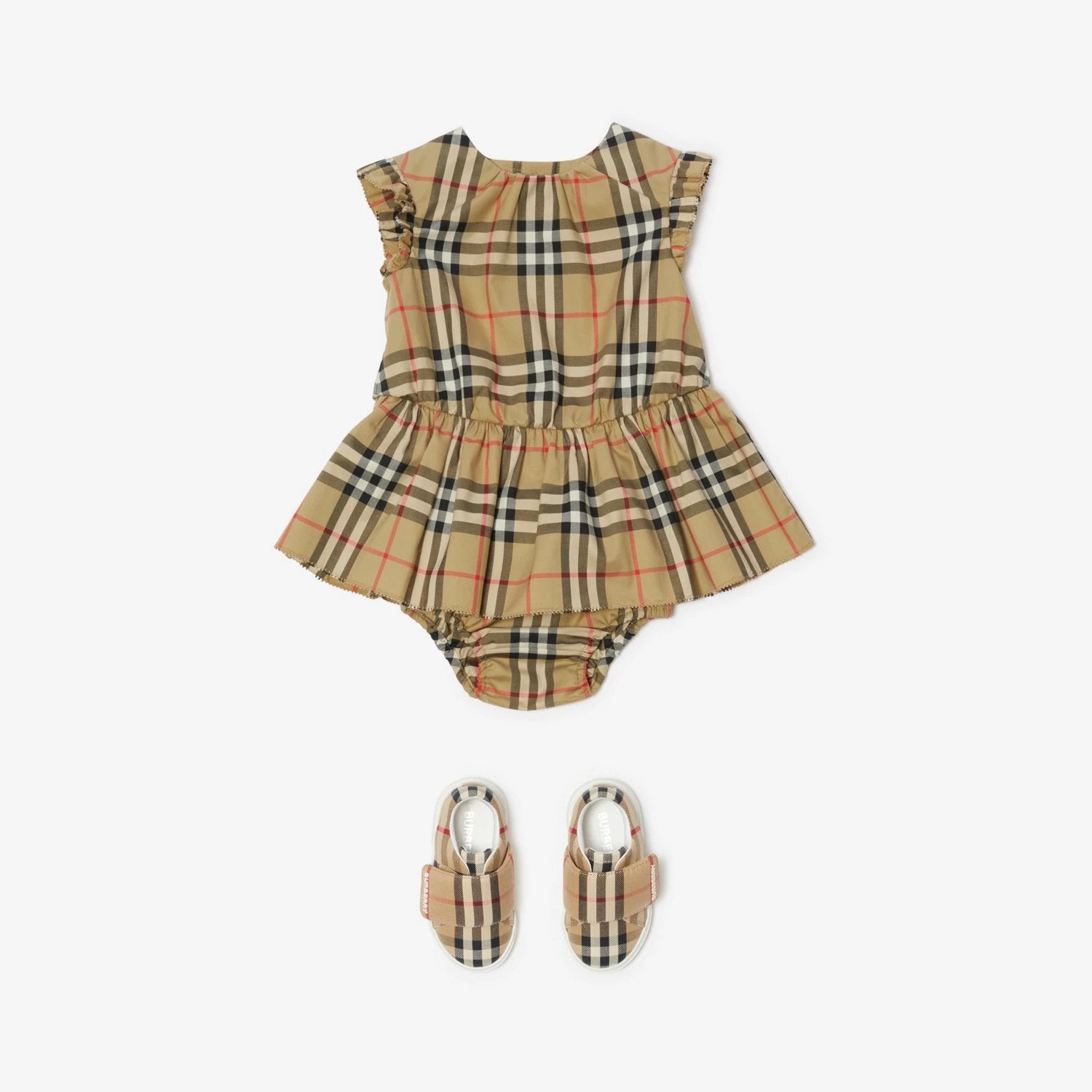 Burberry 24SS Bloomer Check One Piece (Beige)