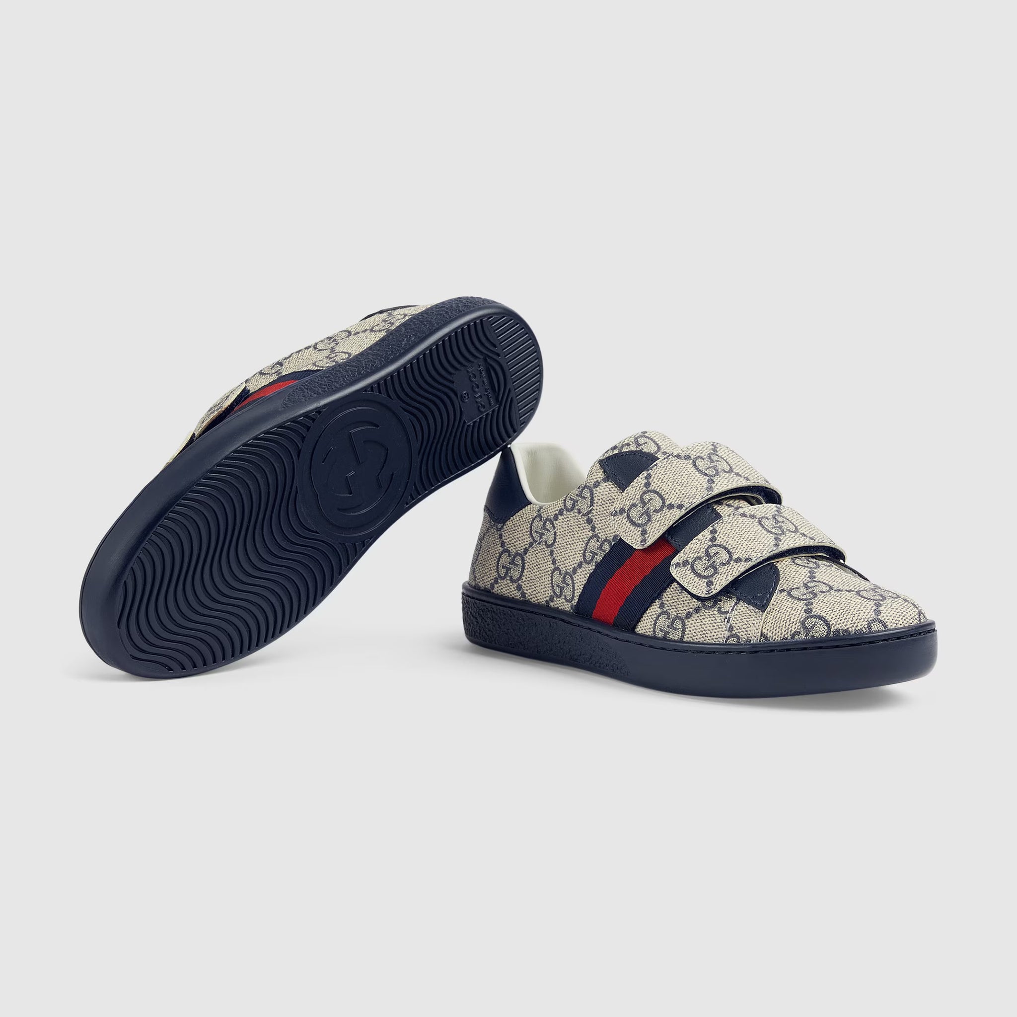 Gucci Kids GG Ace Trainer Shoes (2 Colors)