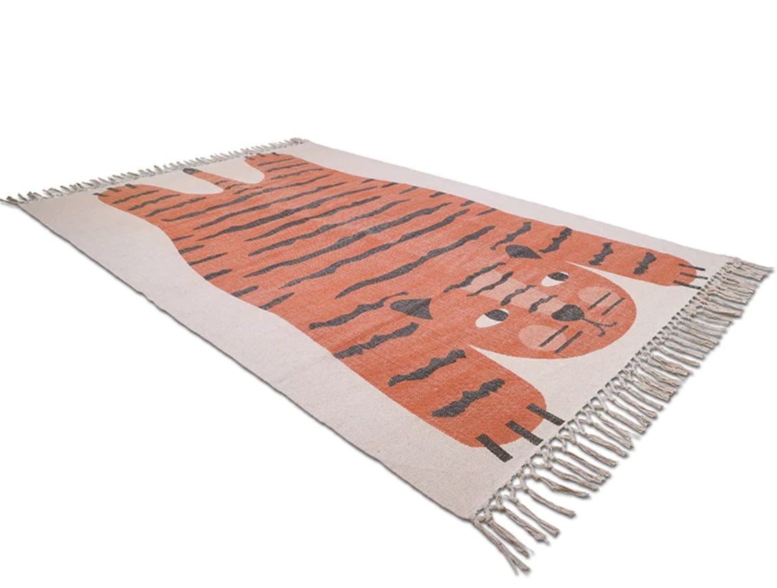 NATIO DAJALA Tiger Cotton Rug