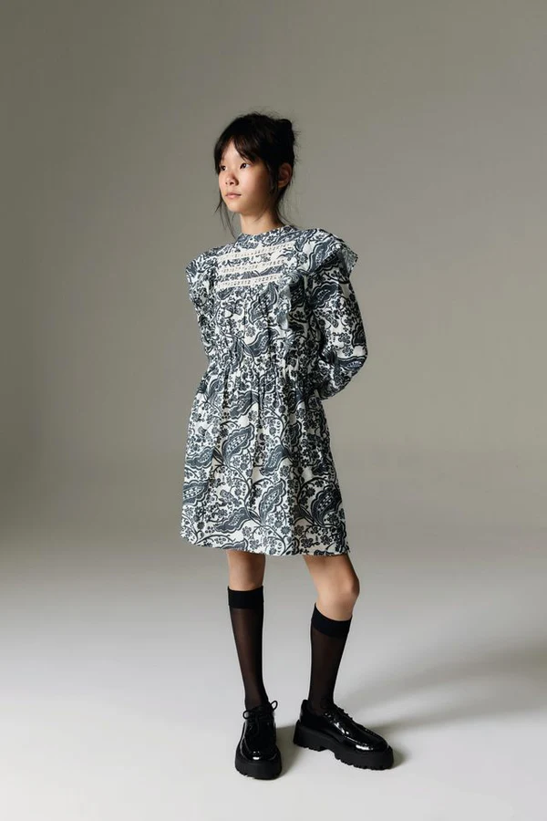 24AW 더뉴소사이어티 JAIPUR 원피스 (페이즐리)  - Jaipur Dress