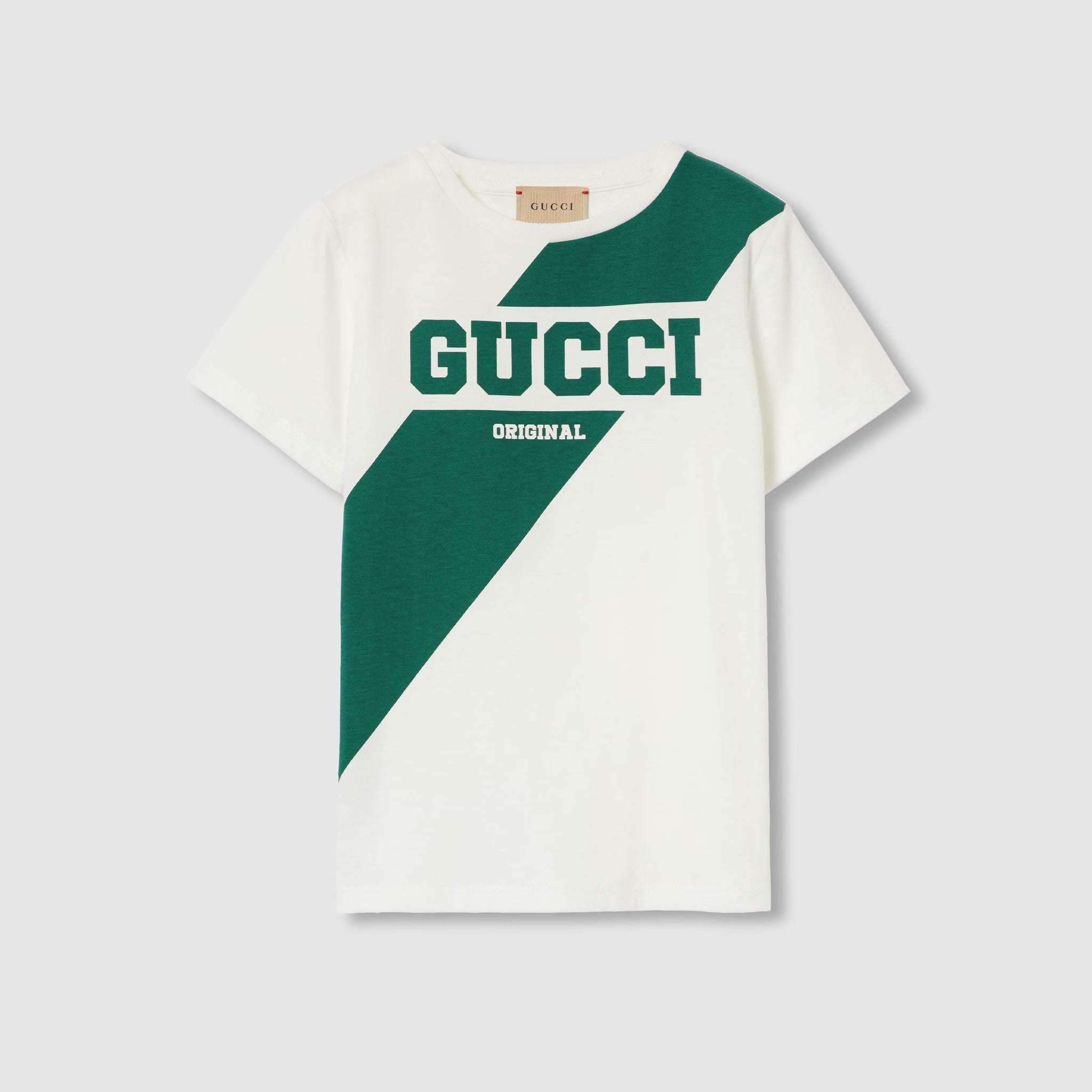 Gucci Kids Original Cotton Short Sleeve T-Shirt (White)