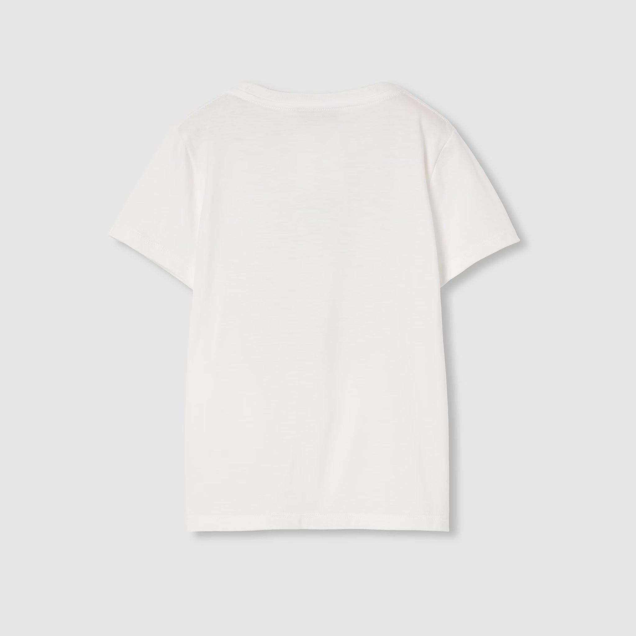 Gucci Kids G Print Cotton Short Sleeve T-Shirt (White)