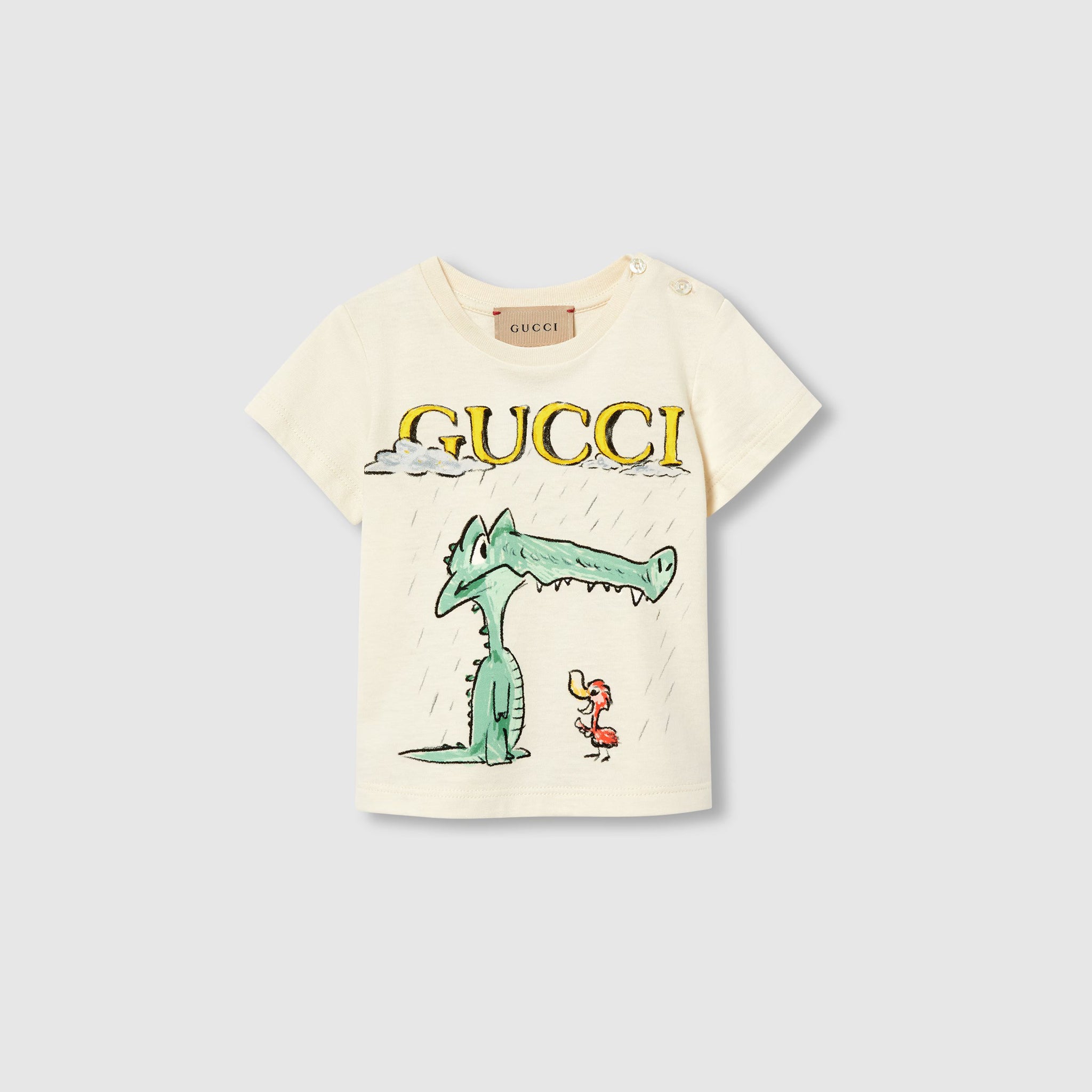 Gucci Baby Print Short Sleeve T-Shirt (White)