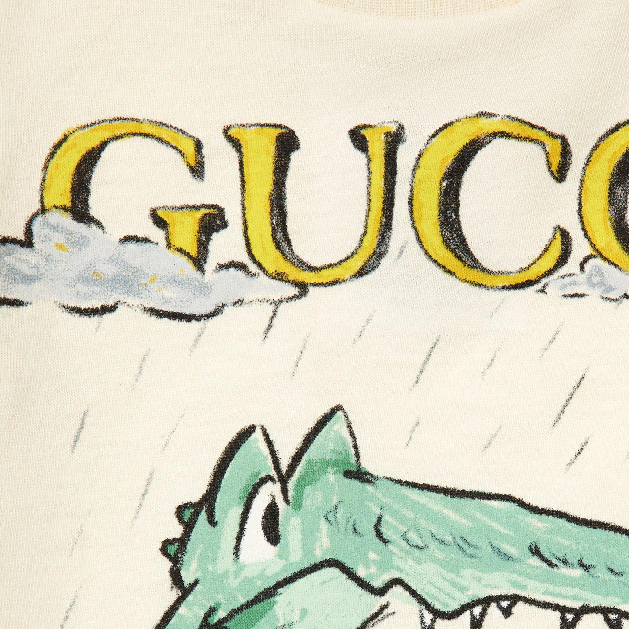 Gucci Baby Print Short Sleeve T-Shirt (White)