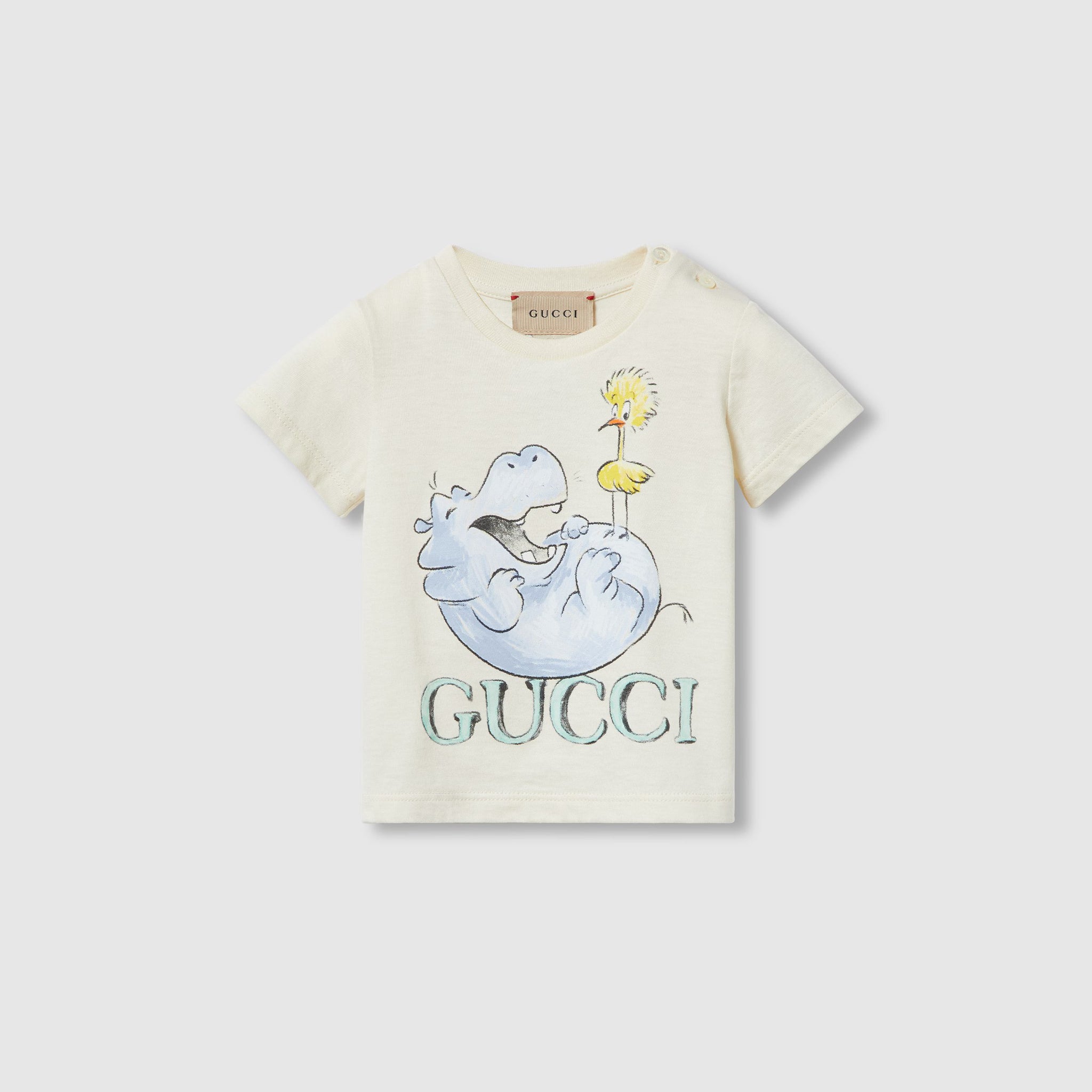 Gucci Baby Print Short Sleeve T-Shirt (White)