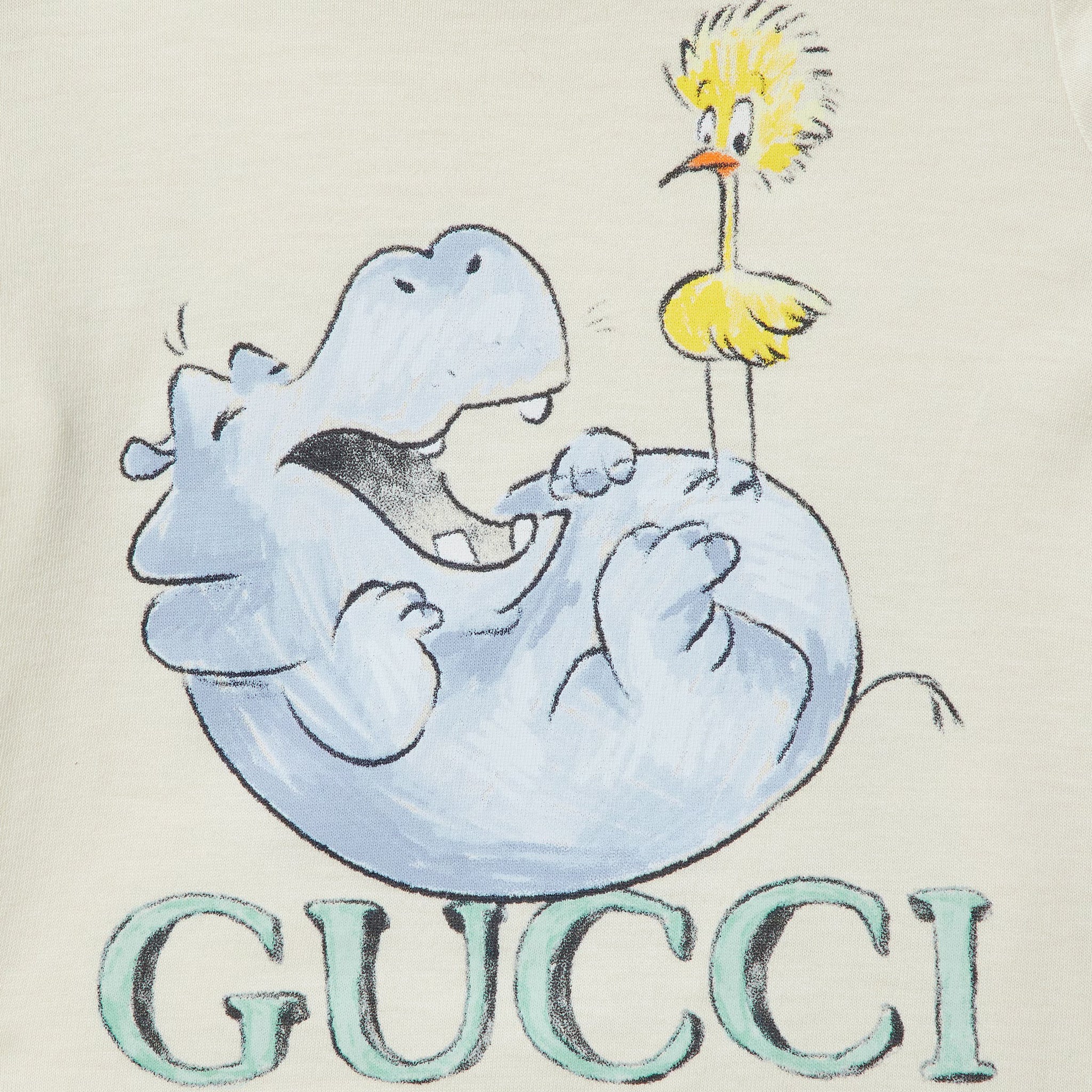 Gucci Baby Print Short Sleeve T-Shirt (White)