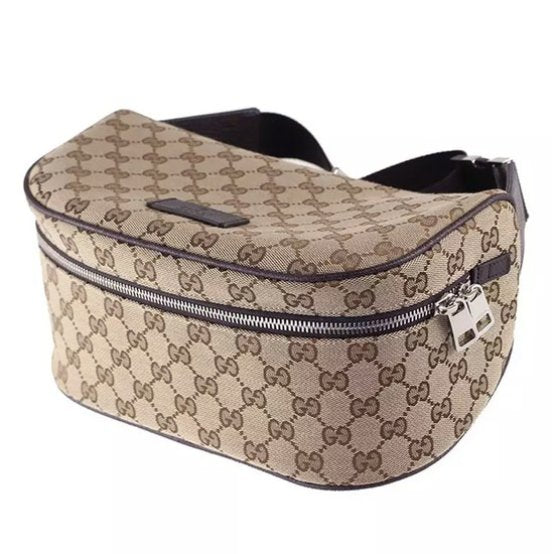 Gucci Women's GG Supreme Canvas Belt Bag 630915 KY9KN (Beige)