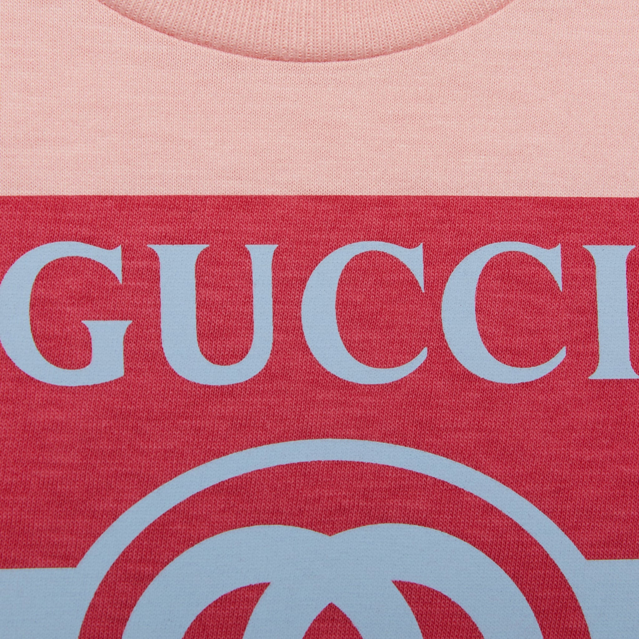 Gucci Baby Logo Print Cotton Jersey Short Sleeve T-Shirt (2 Colors)