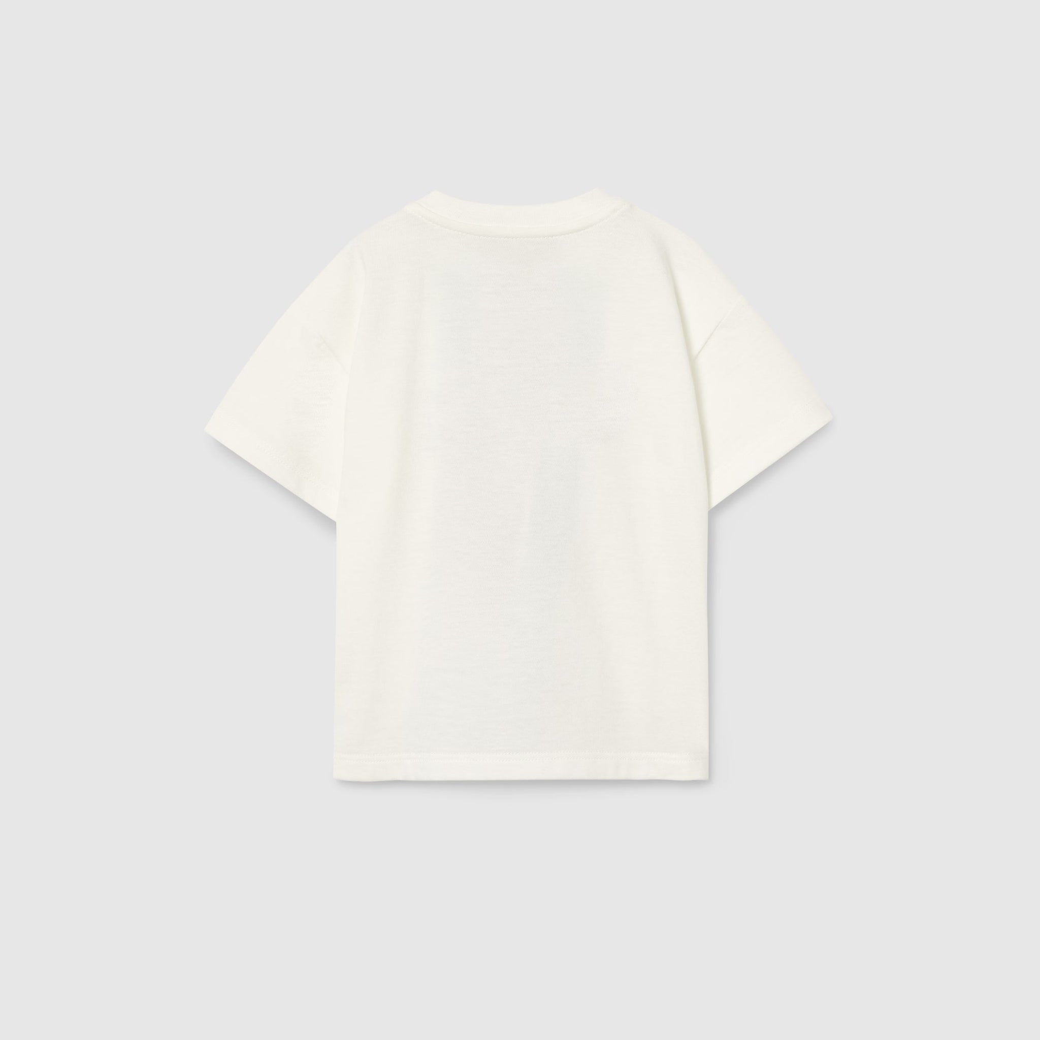 Gucci Baby Print Cotton Short Sleeve T-Shirt (White)