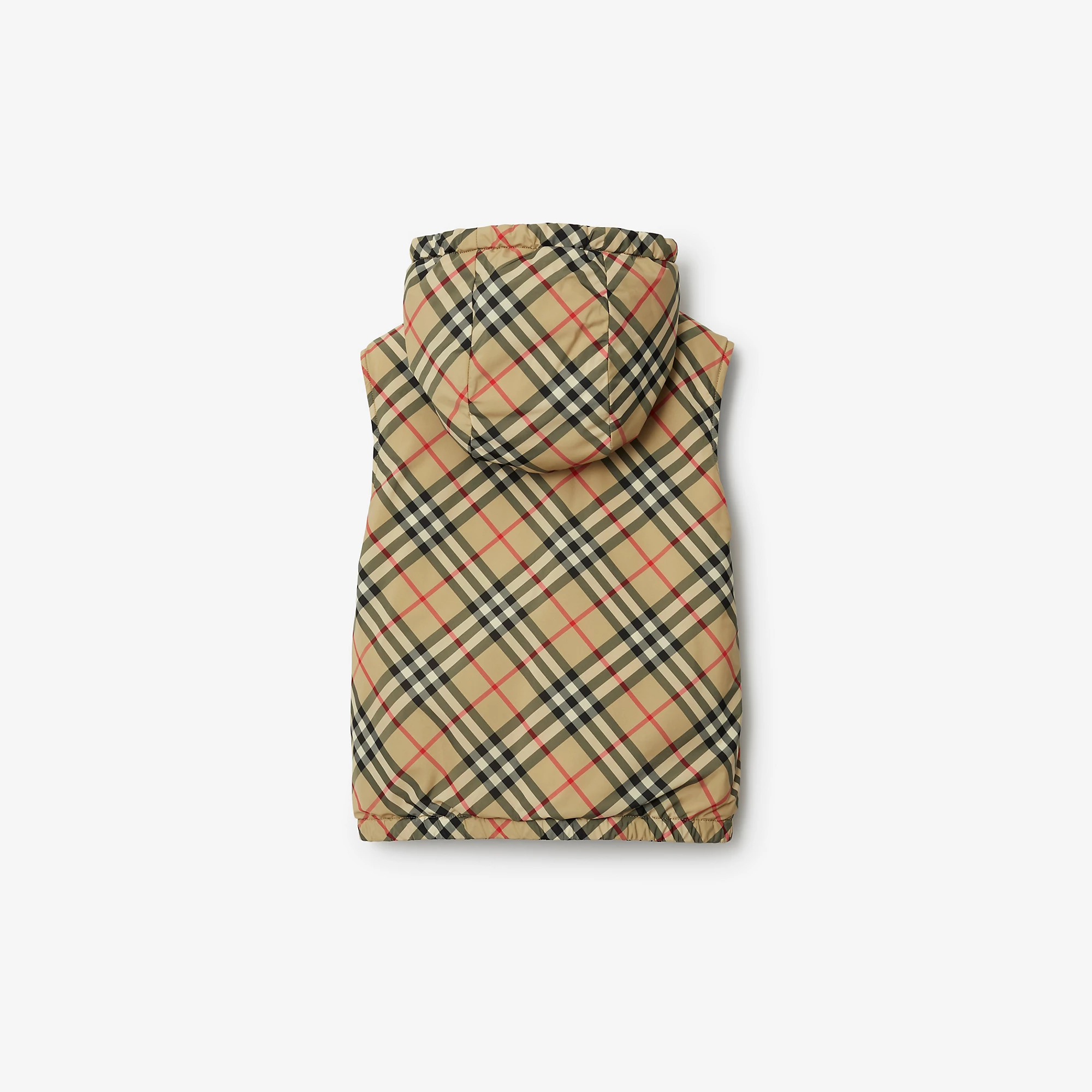 Burberry 24SS Reversible Check Vest (Beige)