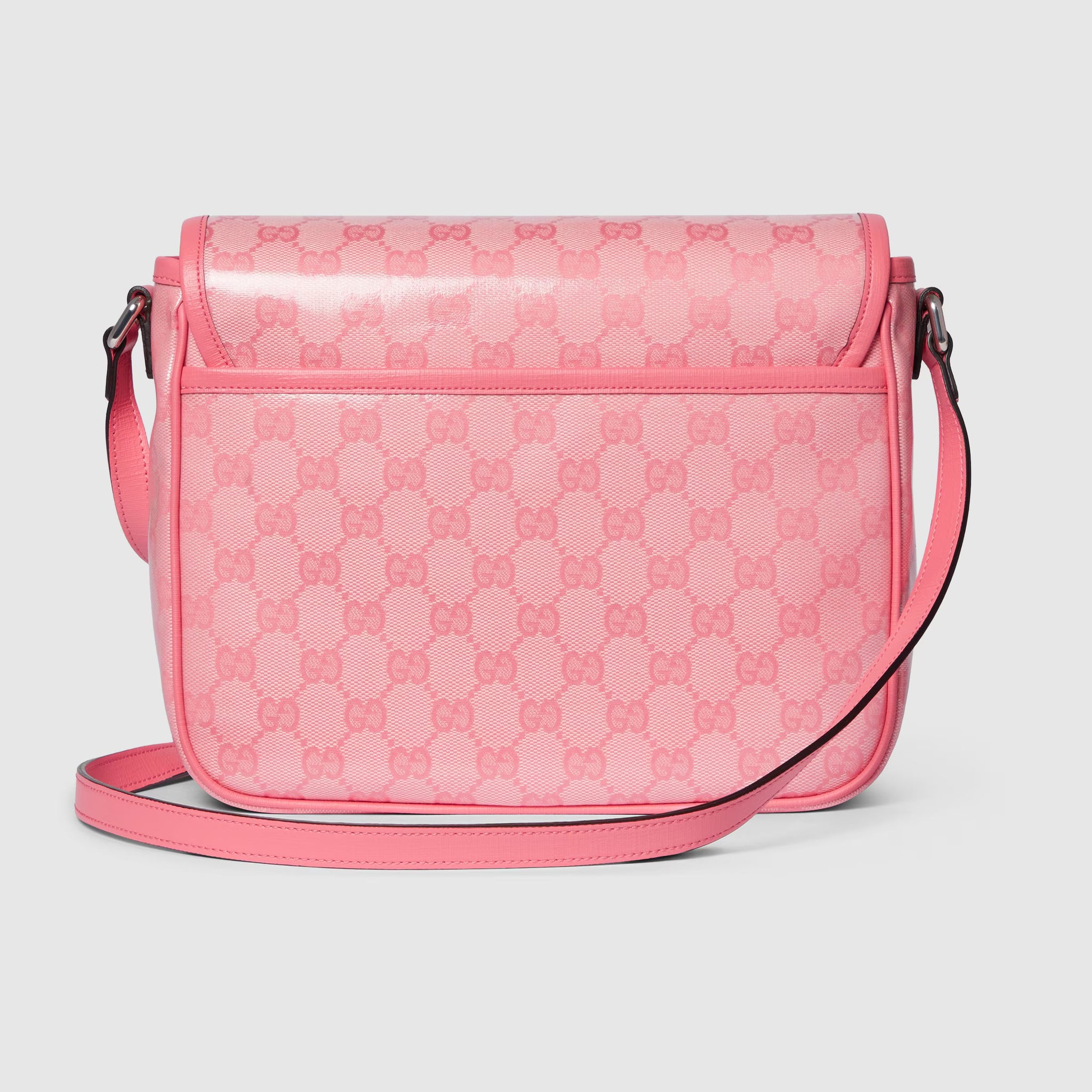 Gucci Kids GG Crystal Sazel Bag (Pink)