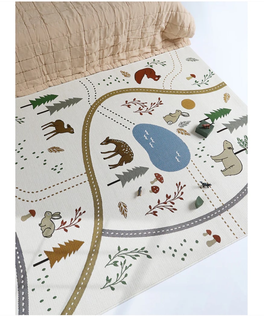 NATIO LITTLE FOREST Indoor/Outdoor Play Mat