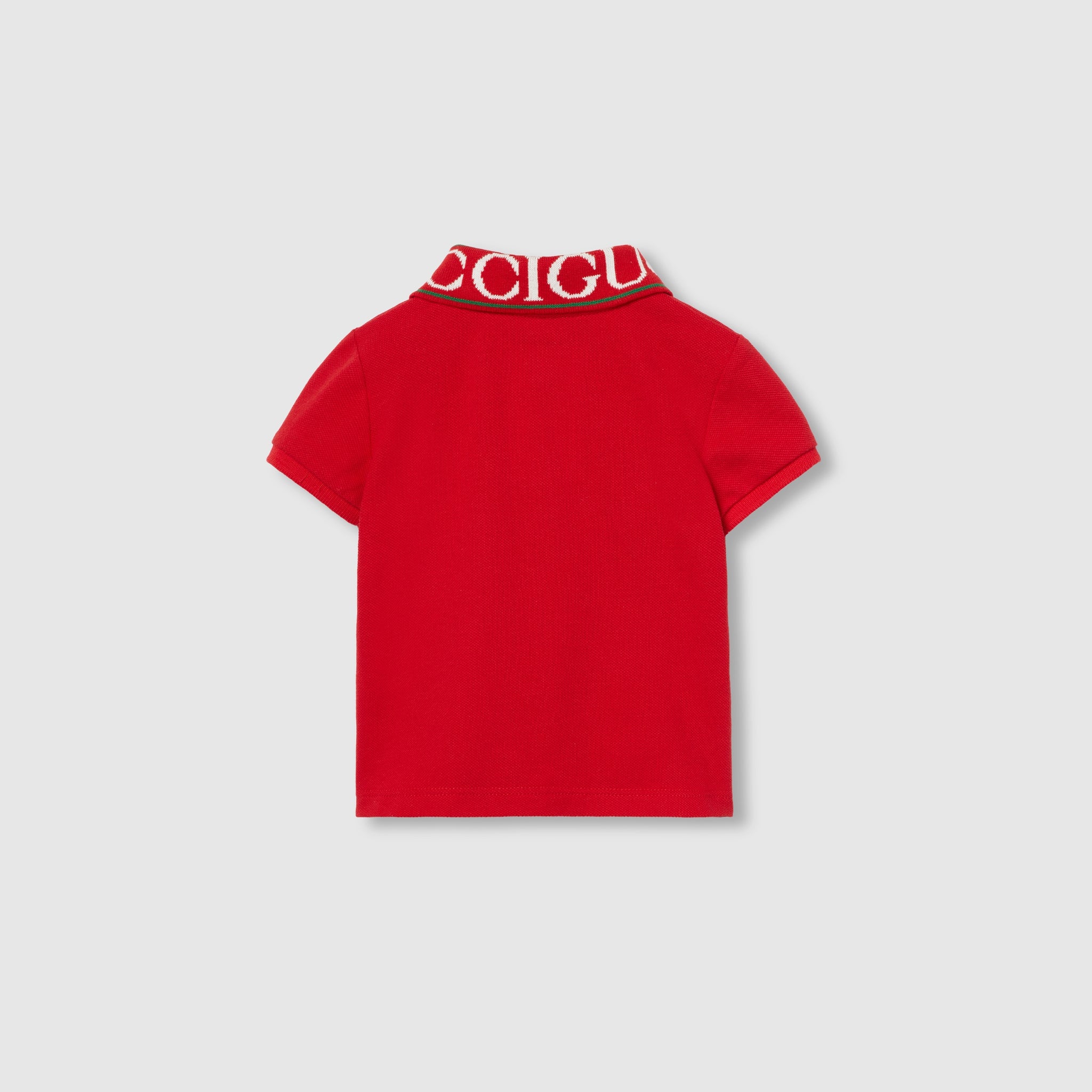 Gucci Baby Cotton Polo Shirt (Red)