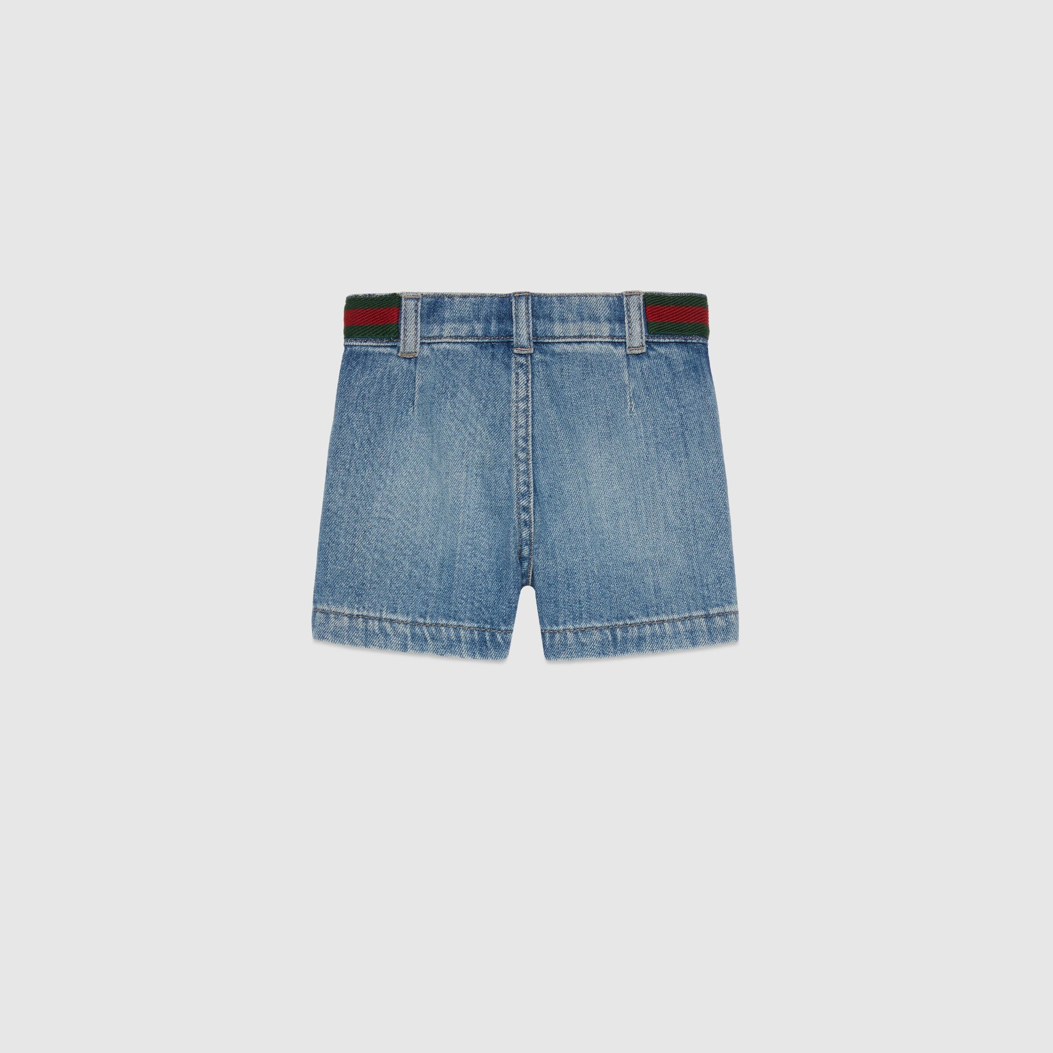 Gucci Baby Denim Bermuda Pants (Blue)