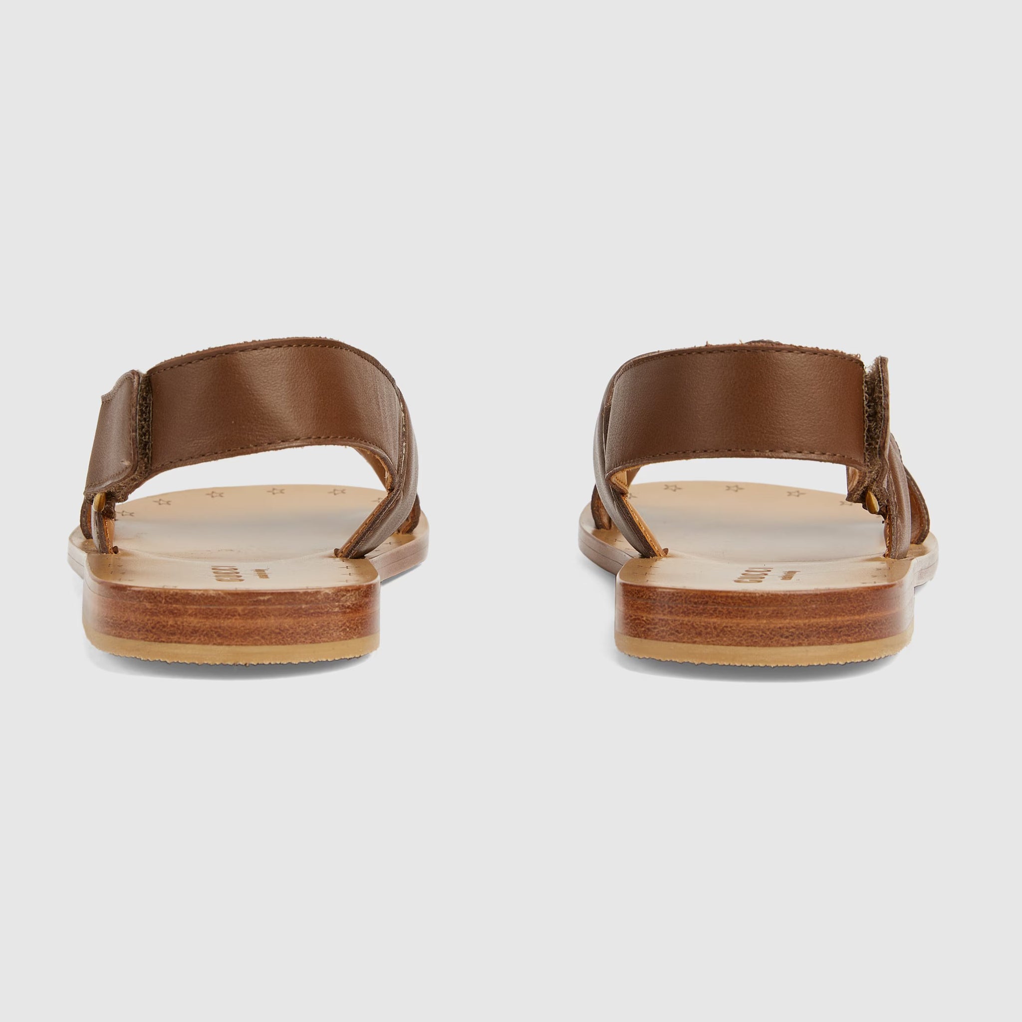 Gucci Kids Interlocking G Sandals (Brown)