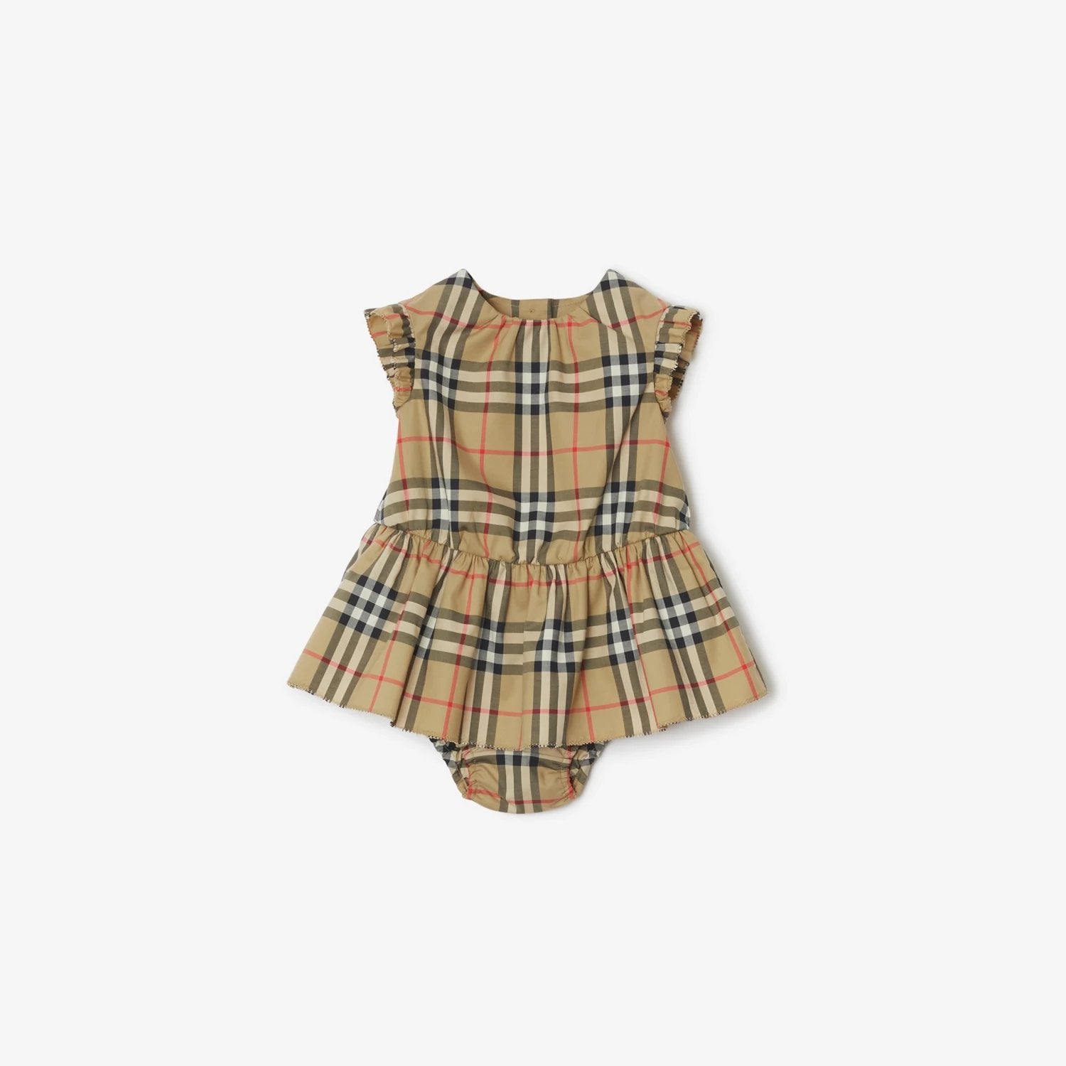 Burberry 24SS Bloomer Check One Piece (Beige)