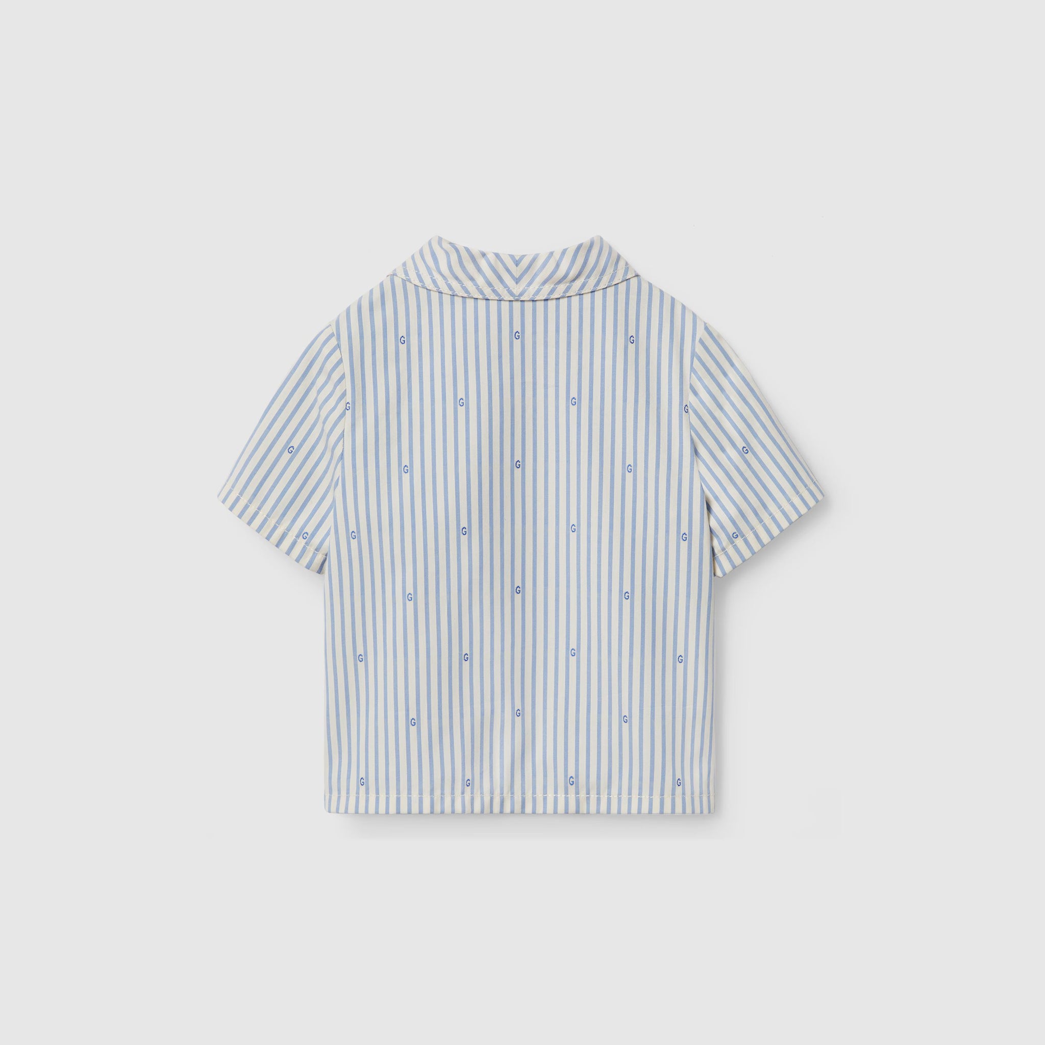 Gucci Baby G Stripe Shirt (Light Blue)