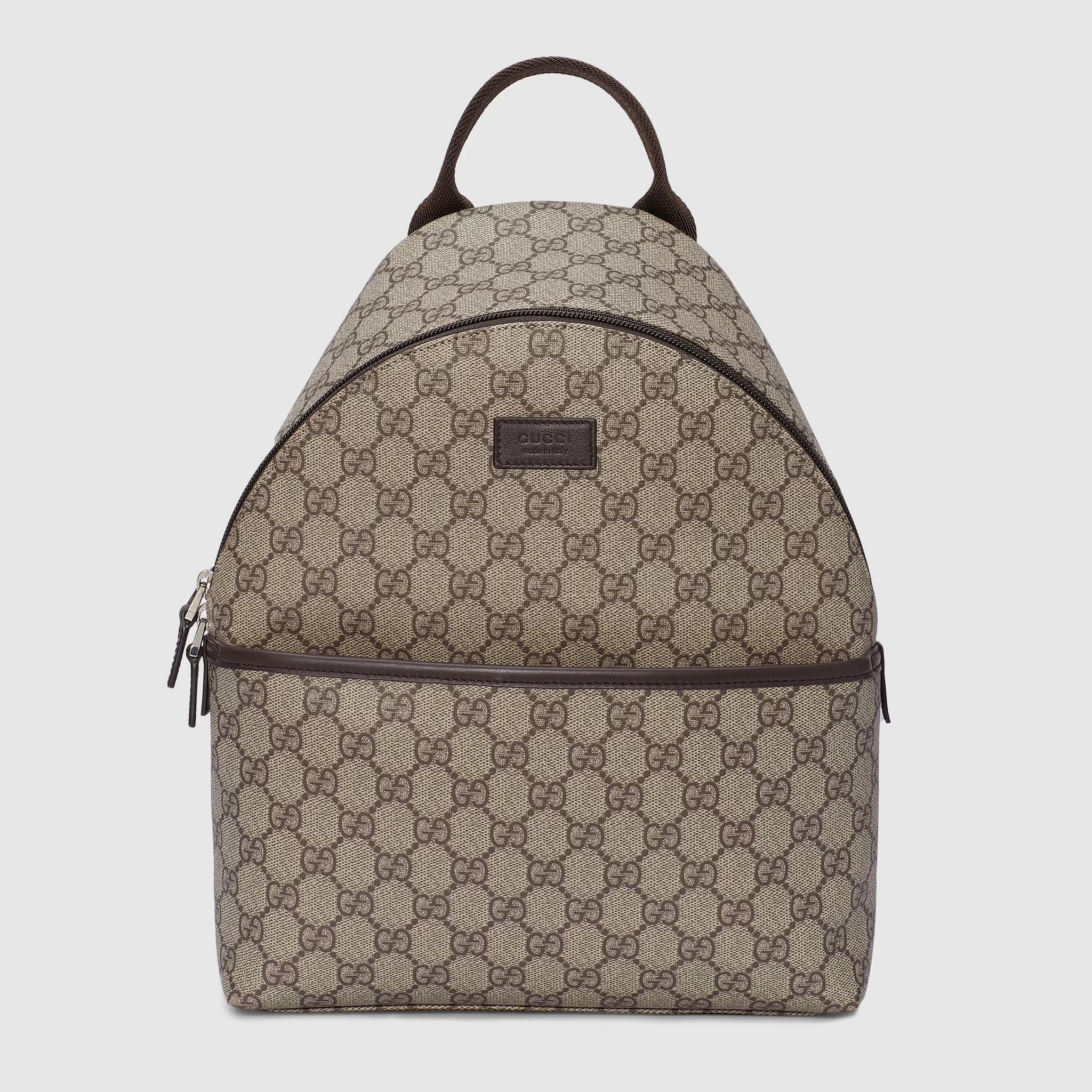 Gucci Kids Supreme Canvas Backpack (Beige)