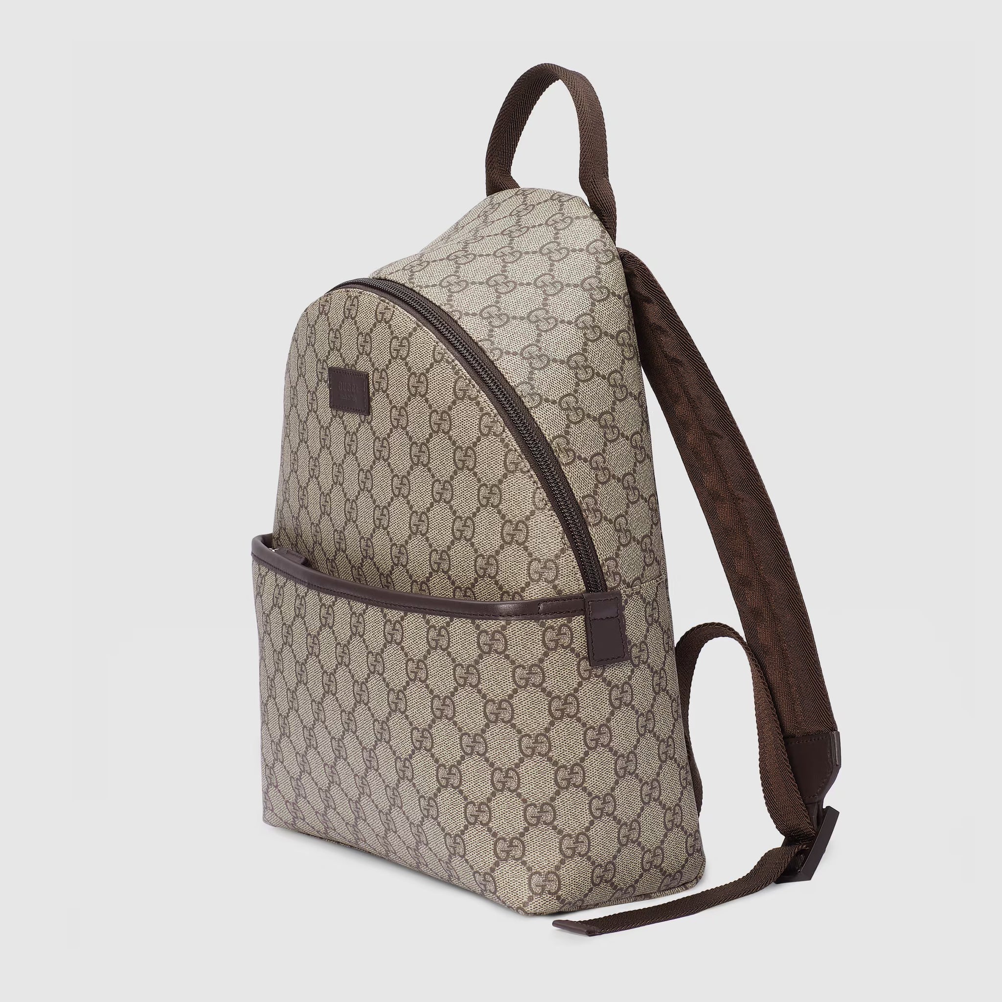 Gucci Kids Supreme Canvas Backpack (Beige)