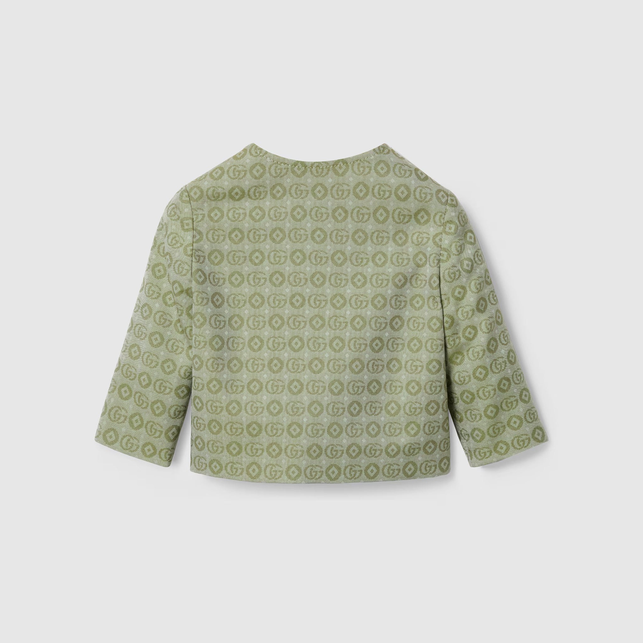 Gucci Baby Double G Cotton Jacket (Green)