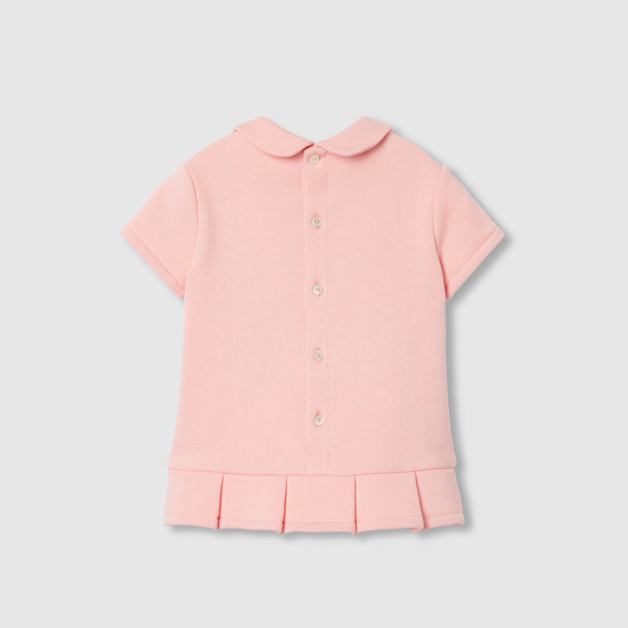 Gucci Baby Web Band Cotton Dress (Pink)