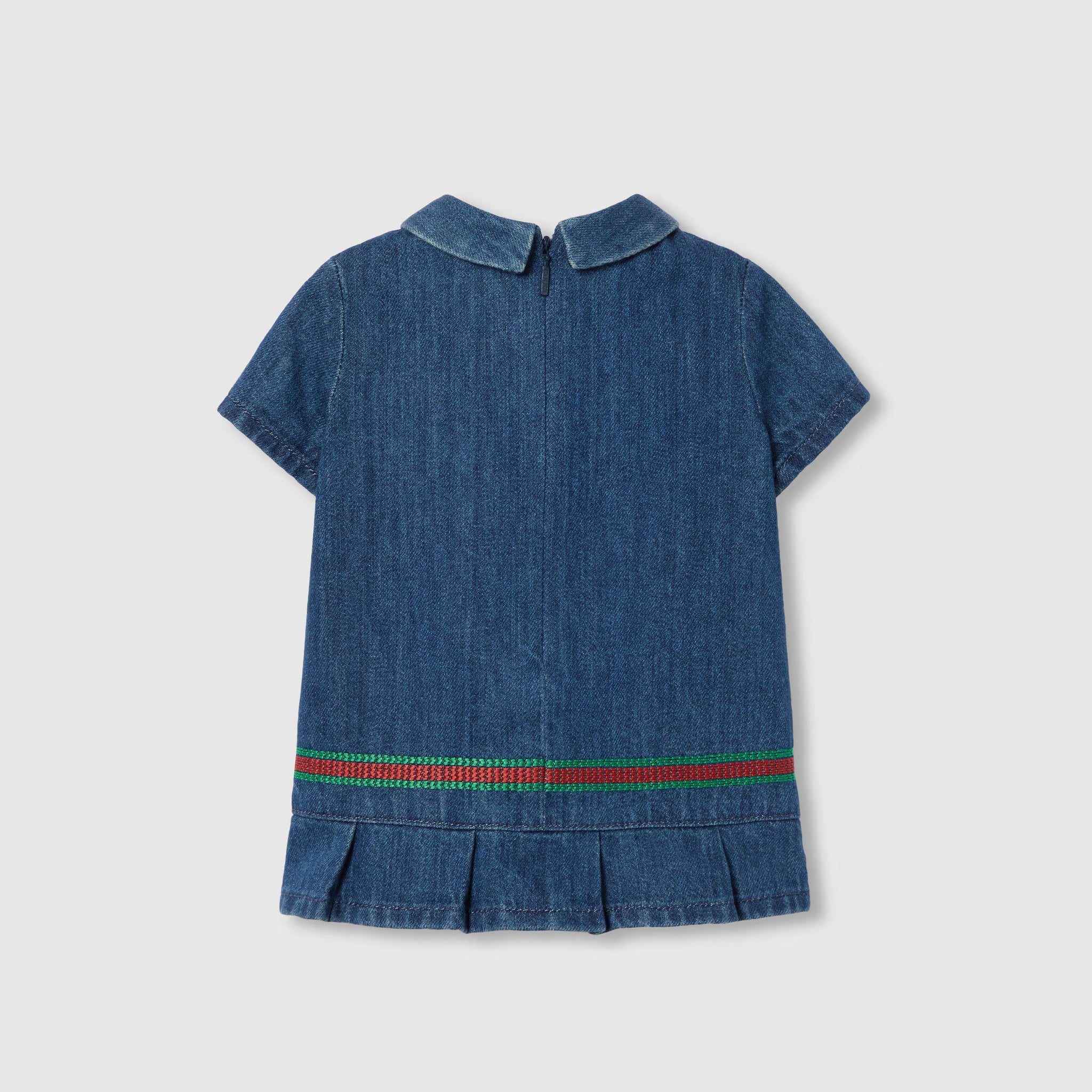 Gucci Baby Web Band Denim Dress (Blue)