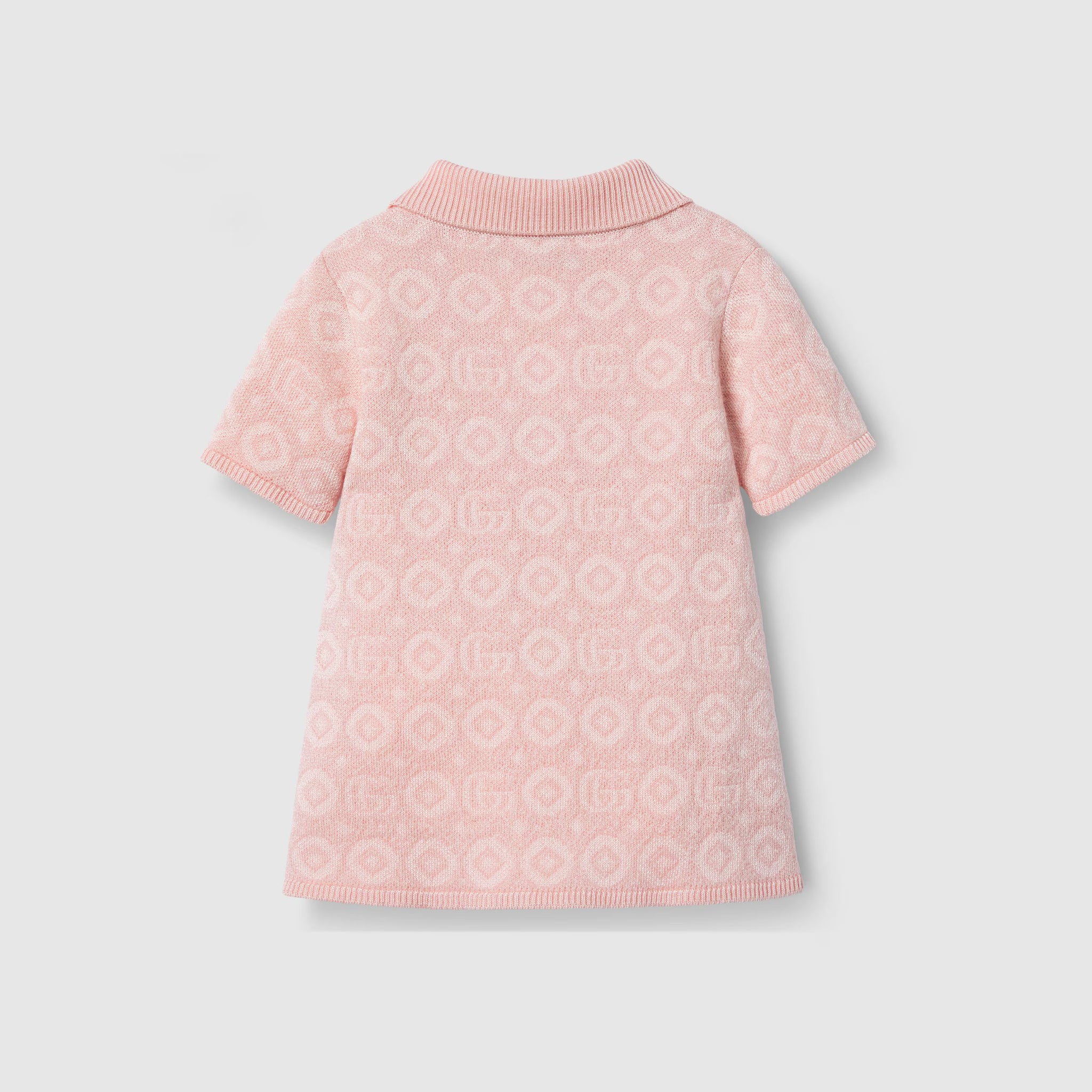 Gucci Baby Double G Wool Viscose Dress (Pink)