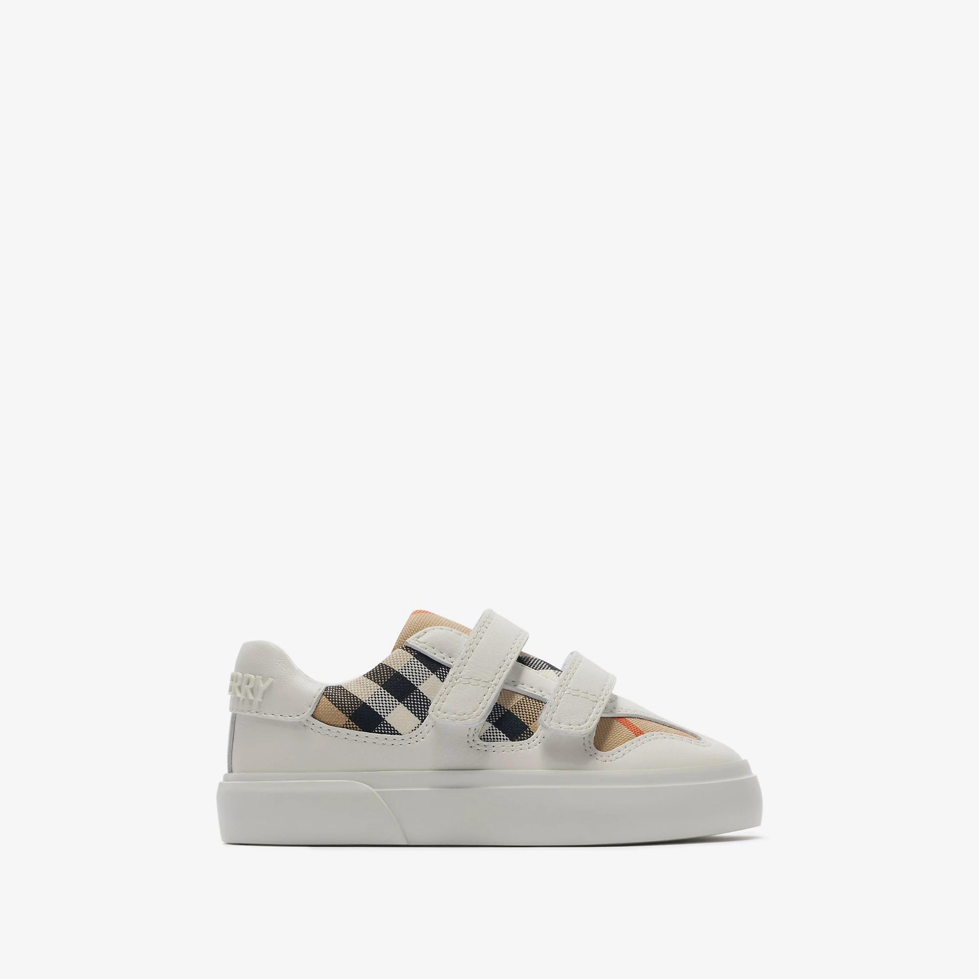 Burberry Baby Check Sneakers (Sand)