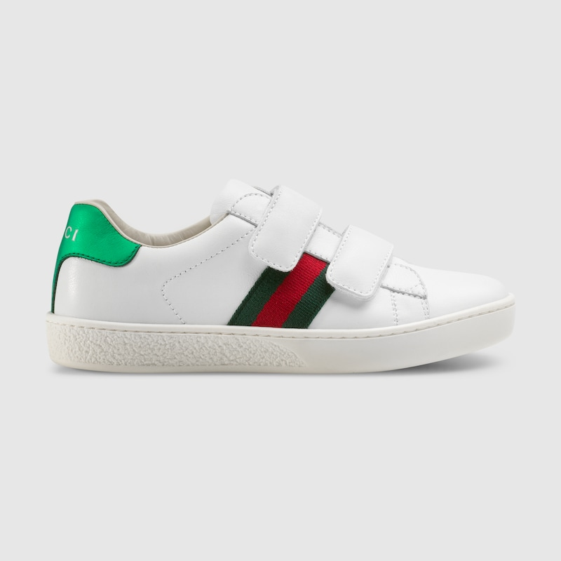 Gucci WEB Ace Sneakers (White)