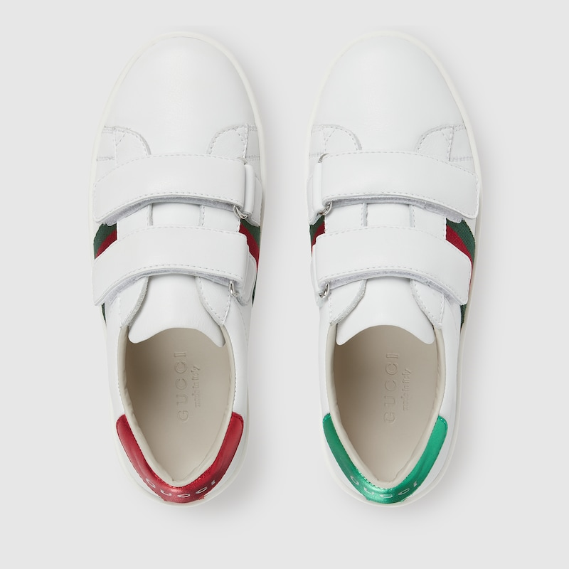 Gucci WEB Ace Sneakers (White)