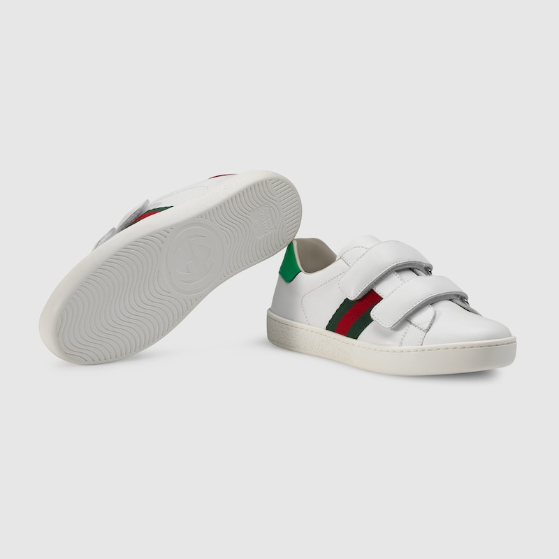 Gucci WEB Ace Sneakers (White)