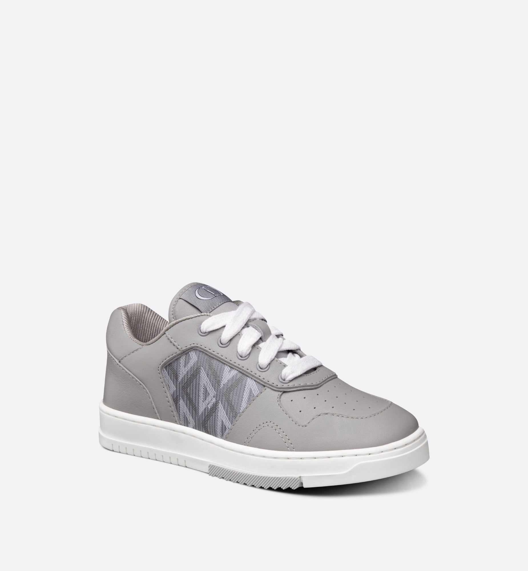 Dior Kids B27 CD Diamond Low-Top Sneakers (Grey)